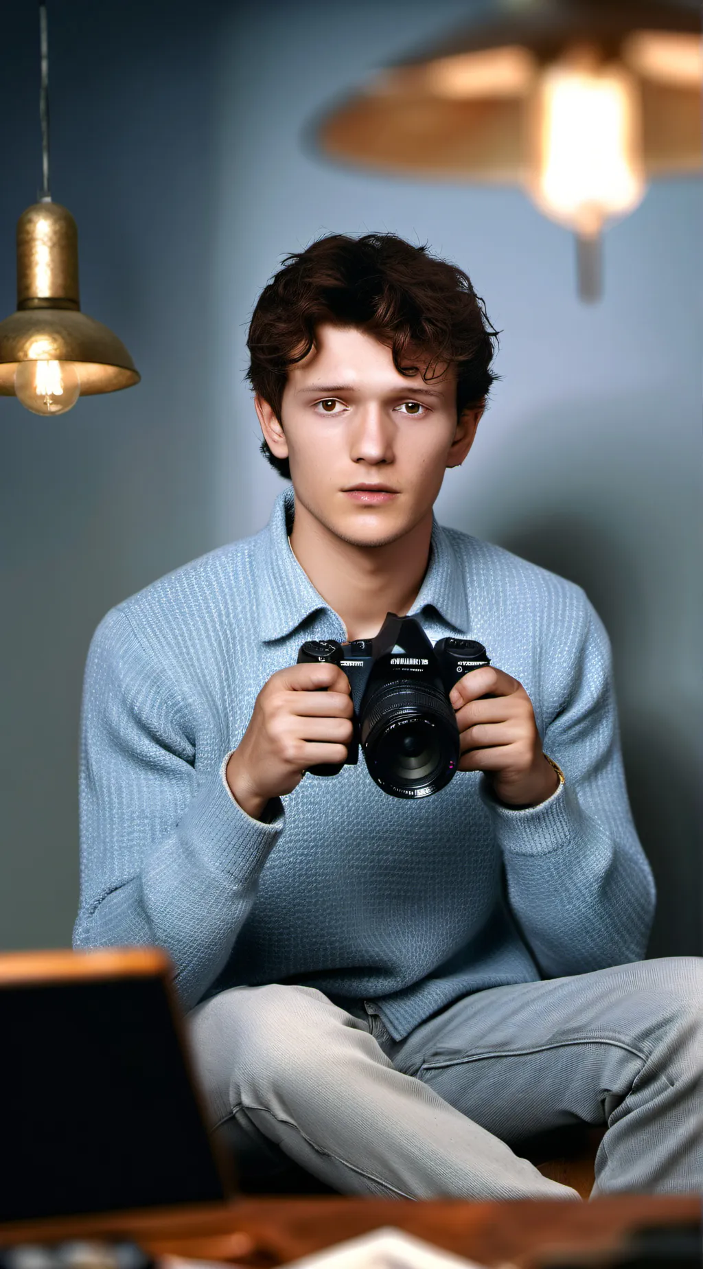 ai character: Thomann  background