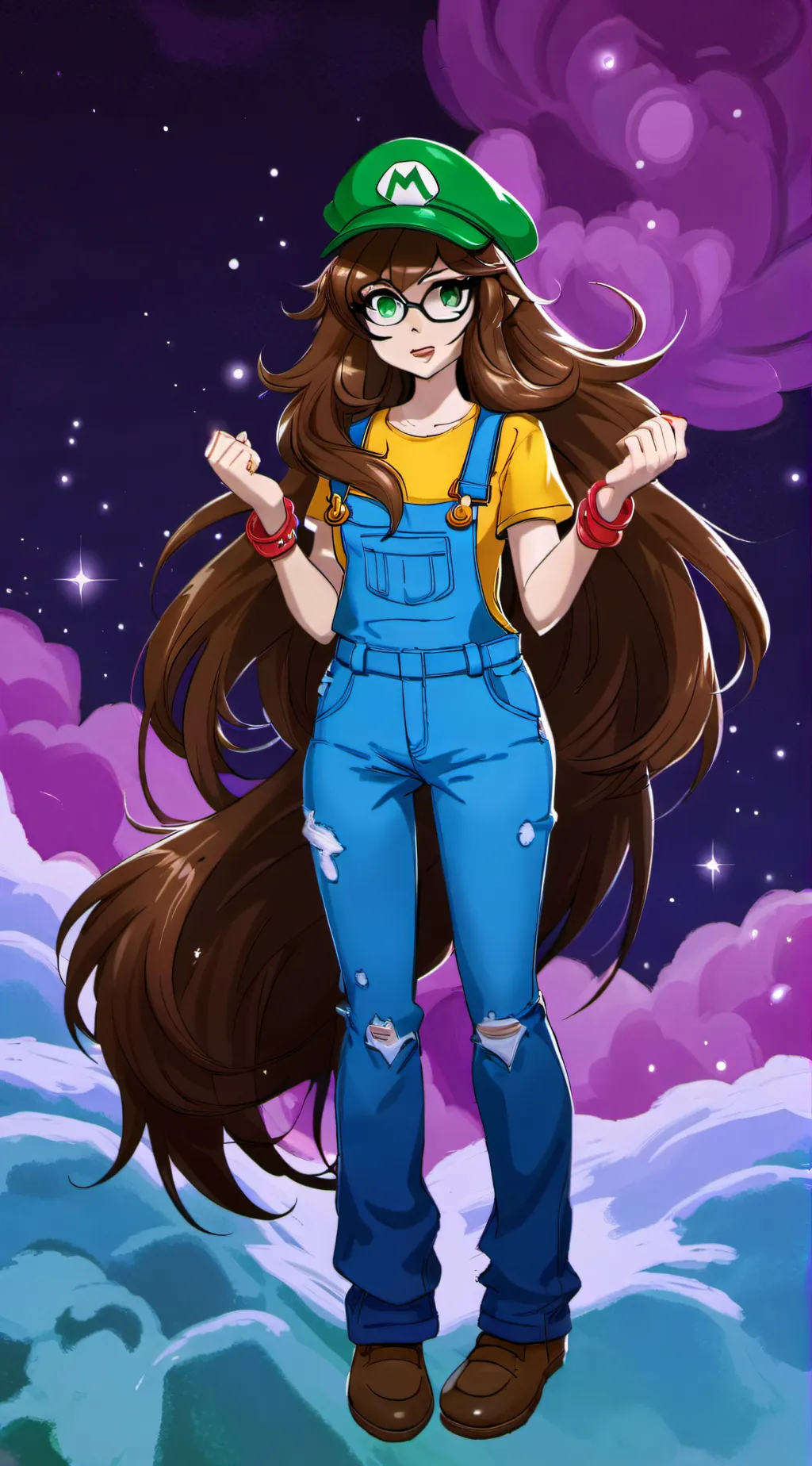 ai character: Beta Lucy  background