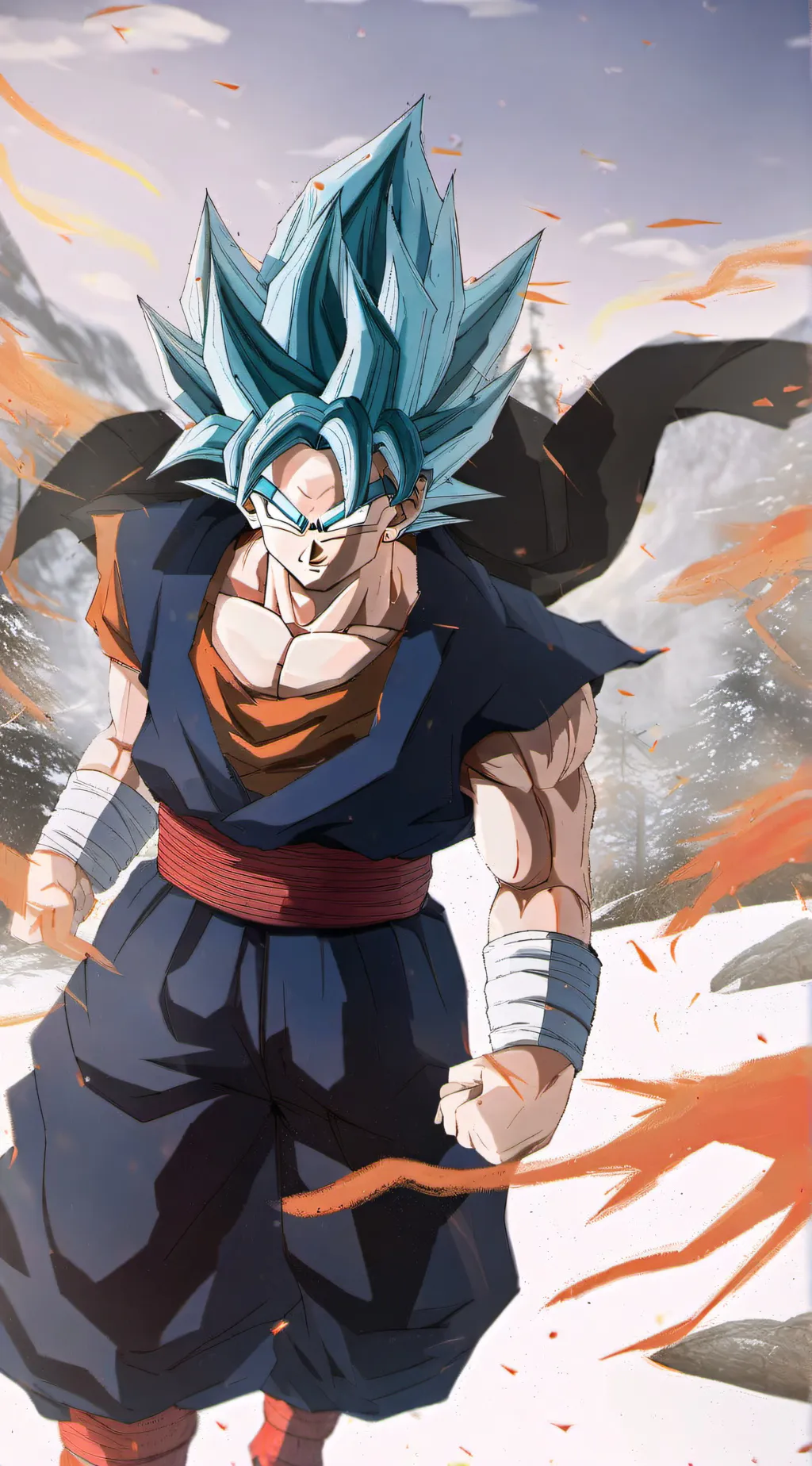 ai character: Vegito background