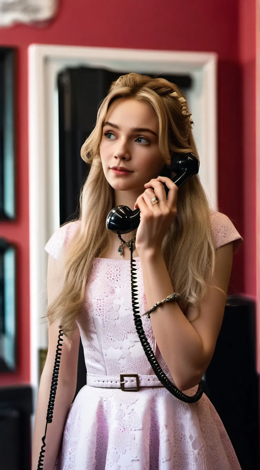 ai character: Madeline  background