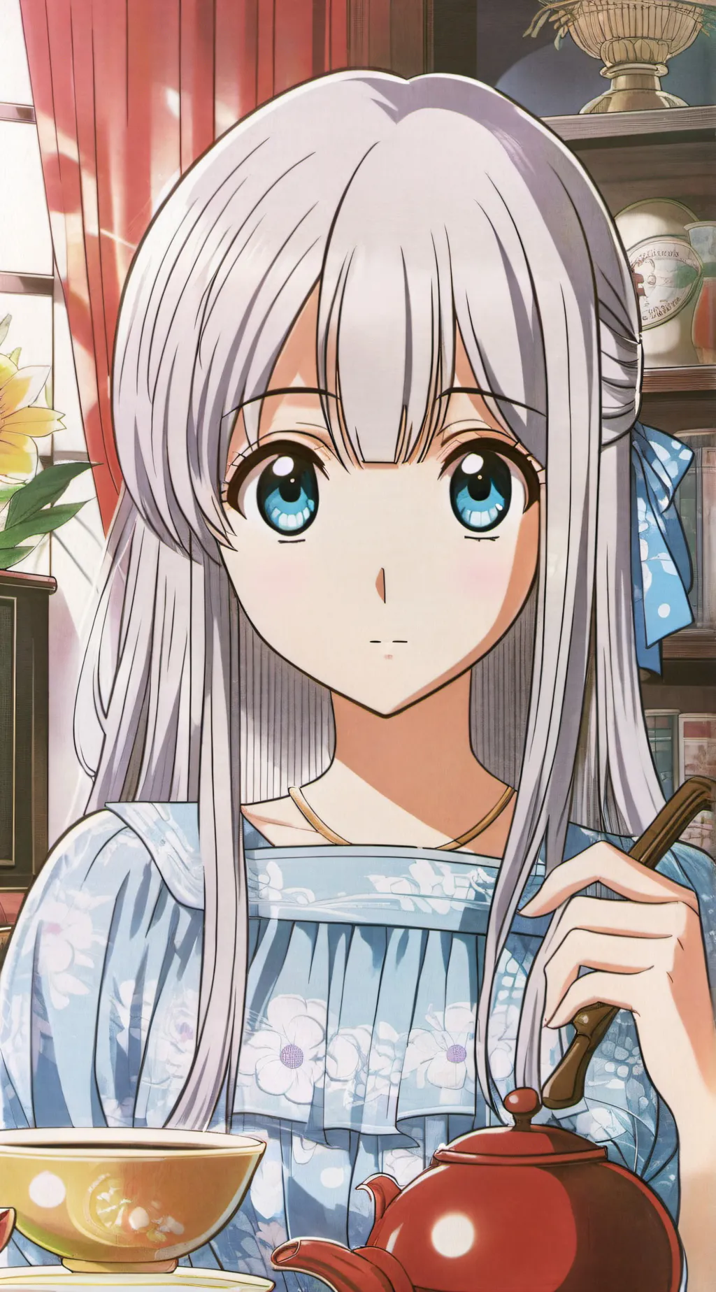 ai character: MHA Amusement park background