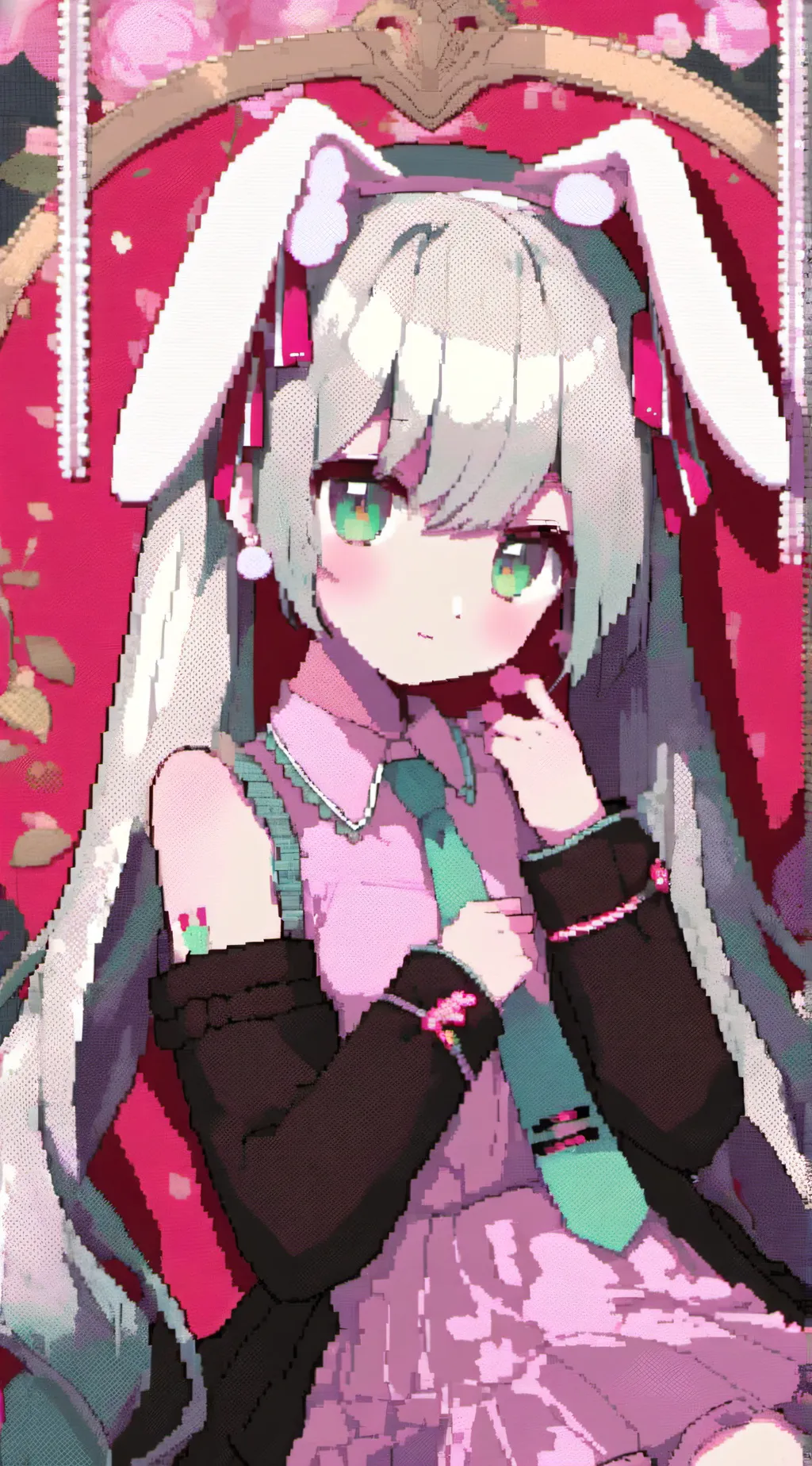 ai character: Rabbit hole  background