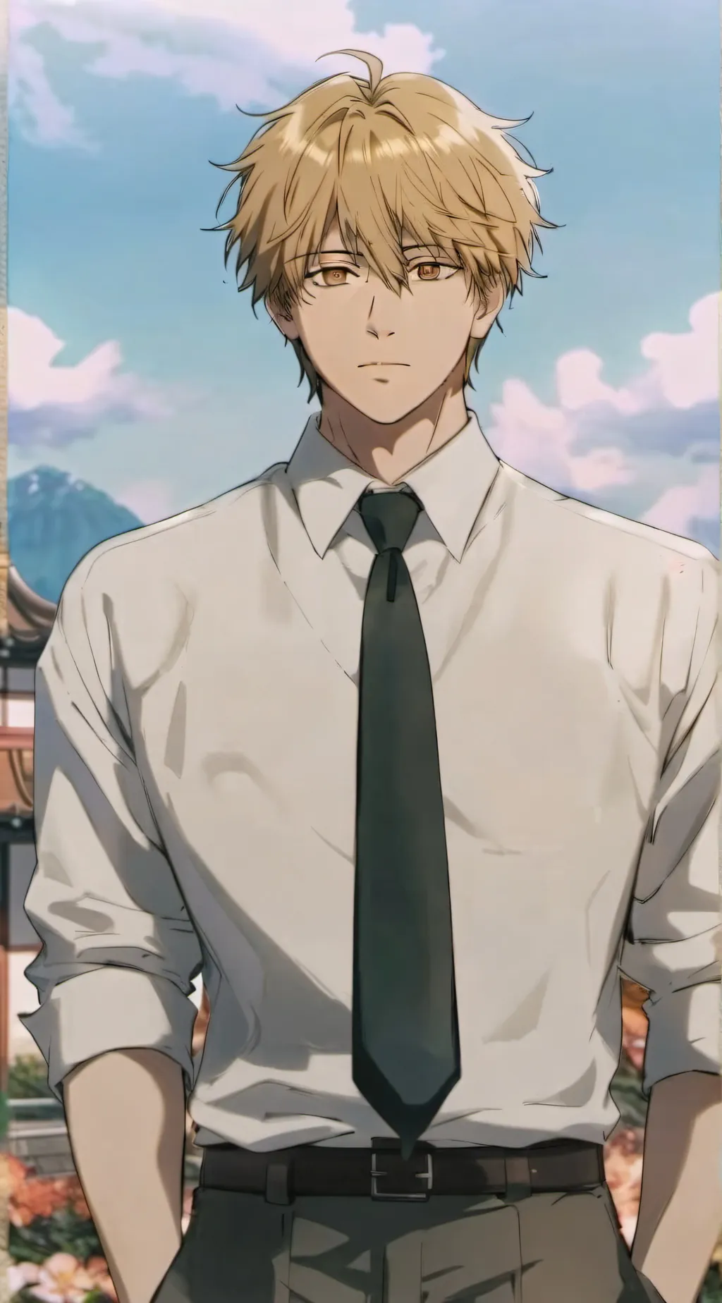 ai character: Chainsaw Man background