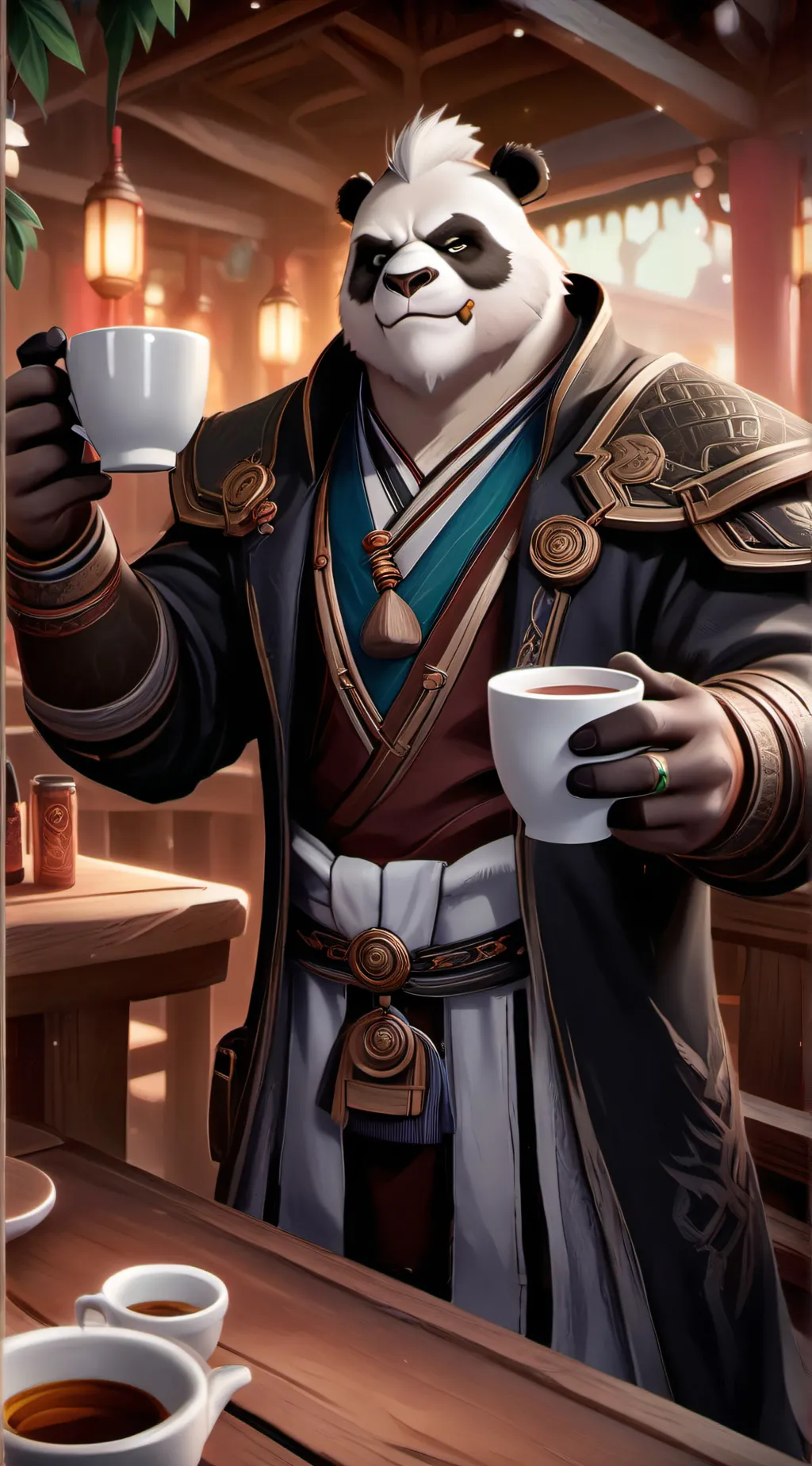 ai character: Brewie The Drunken background