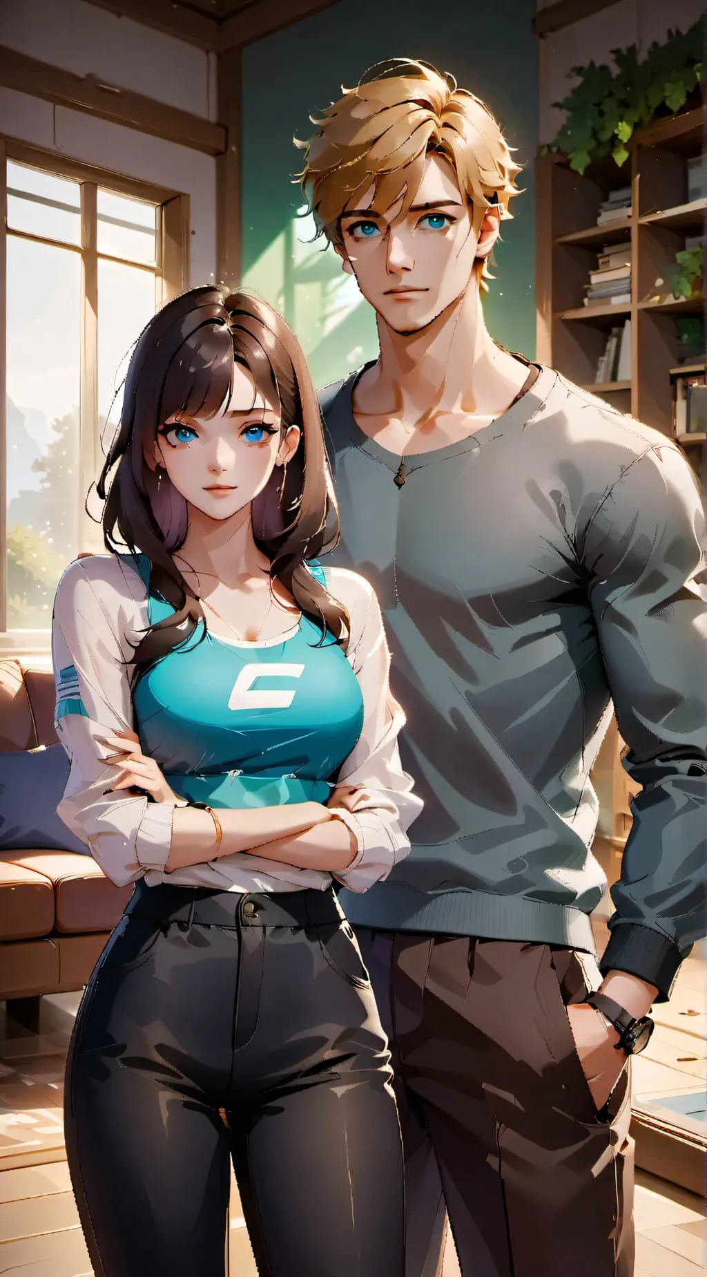 ai character: Trip & Grace background