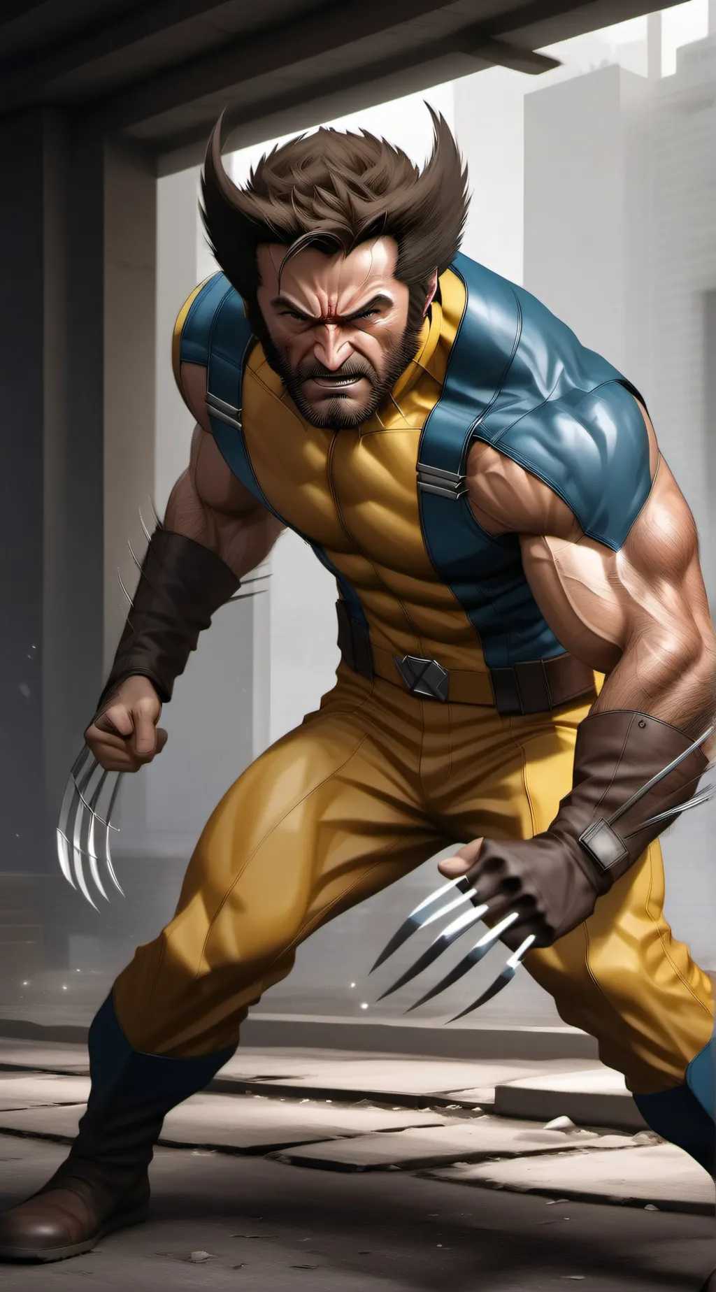 ai character: Logan Howlett background