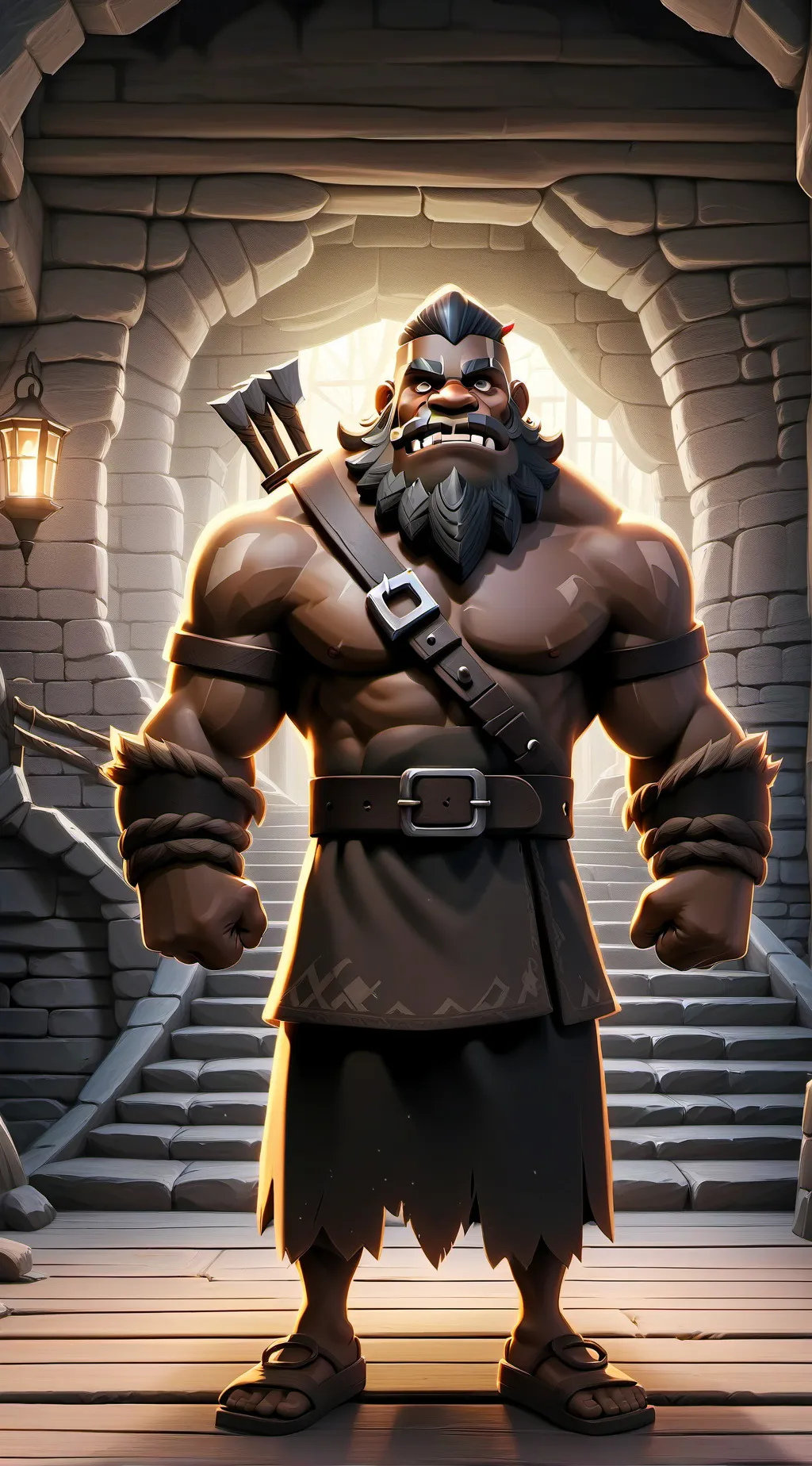 ai character: Primal times background