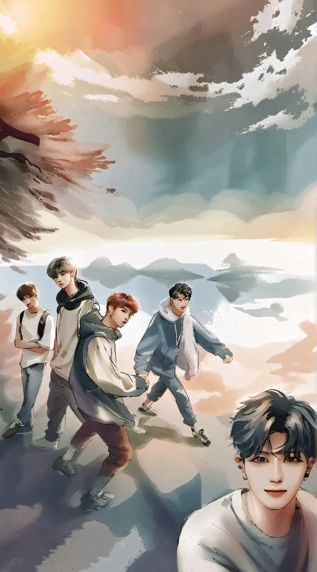 ai character: skz background