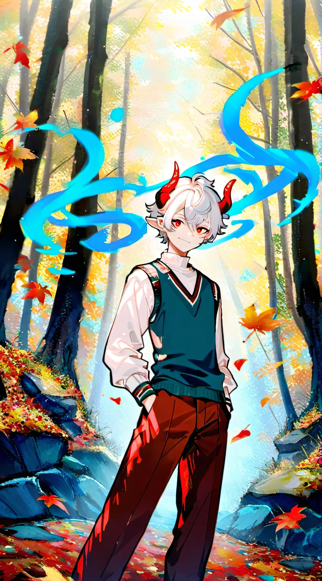ai character: My inner demon  background