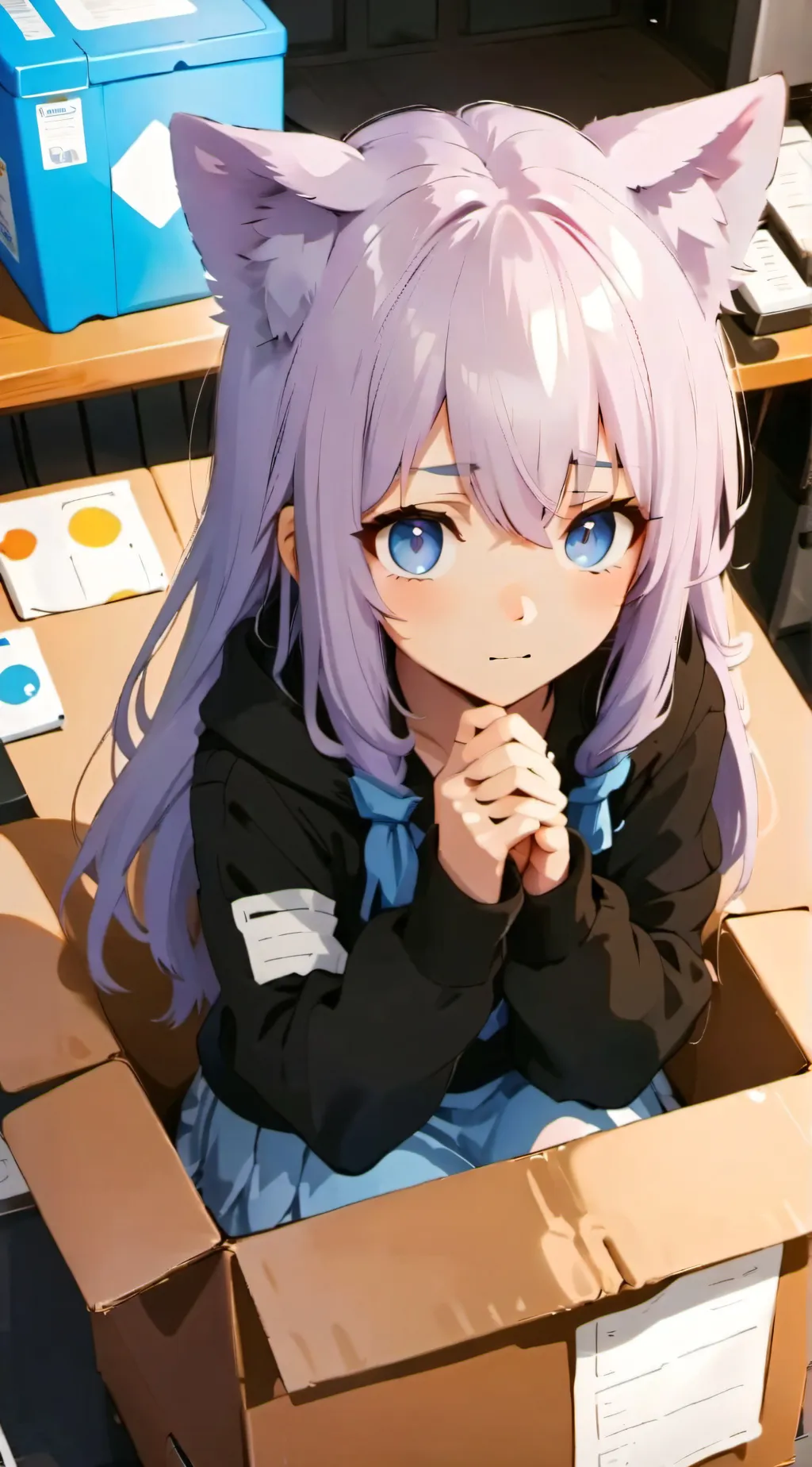 ai character: Stray background