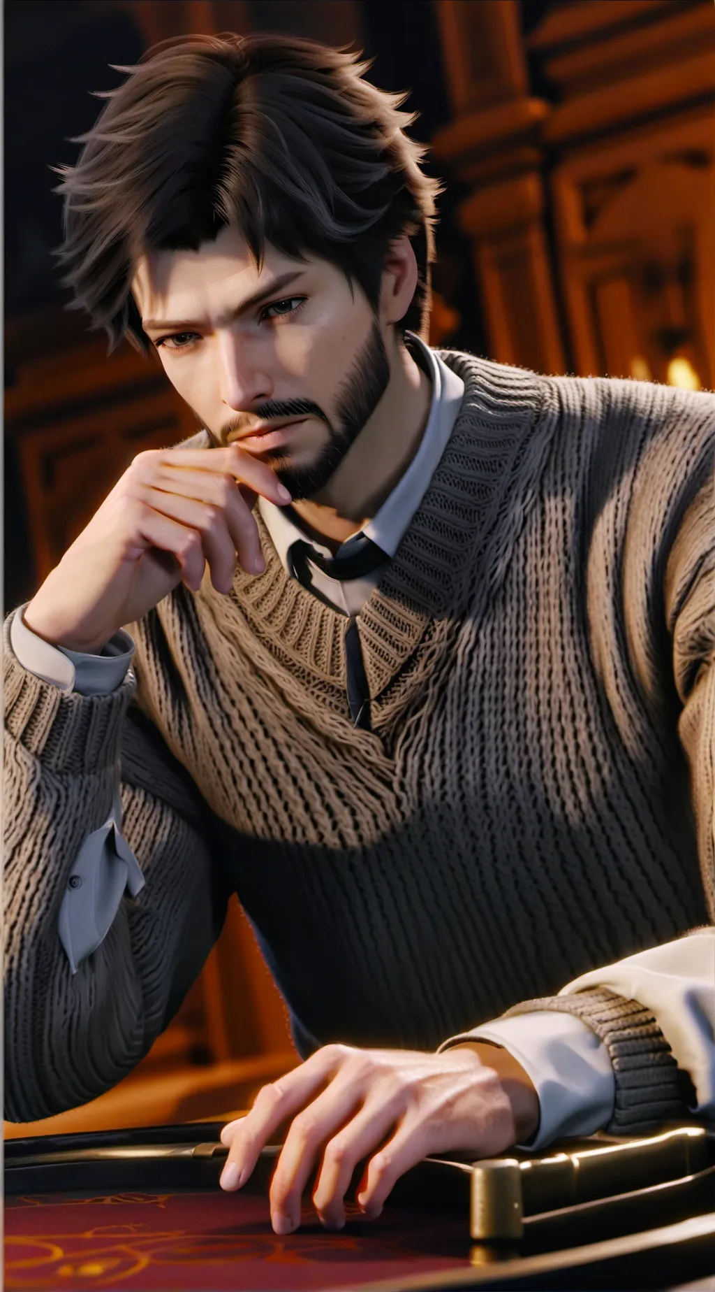ai character: sam background