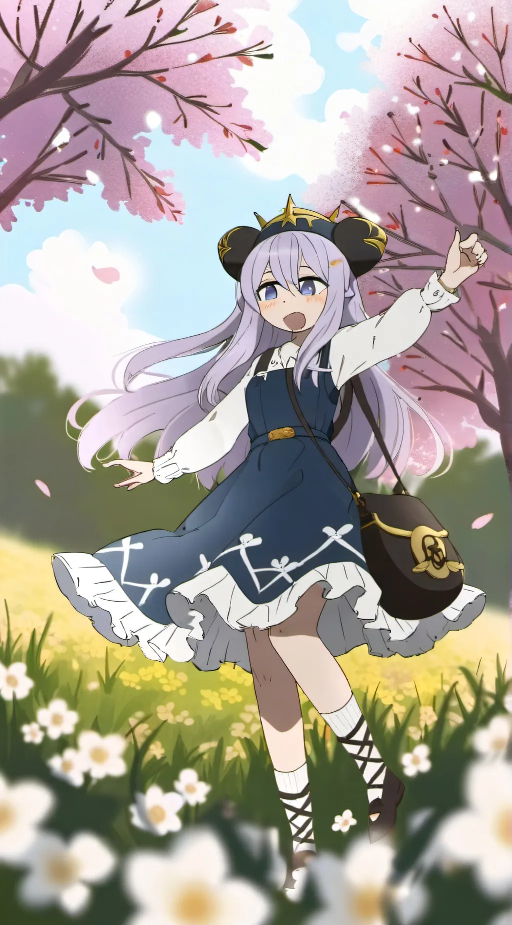 ai character: Gacha heat background