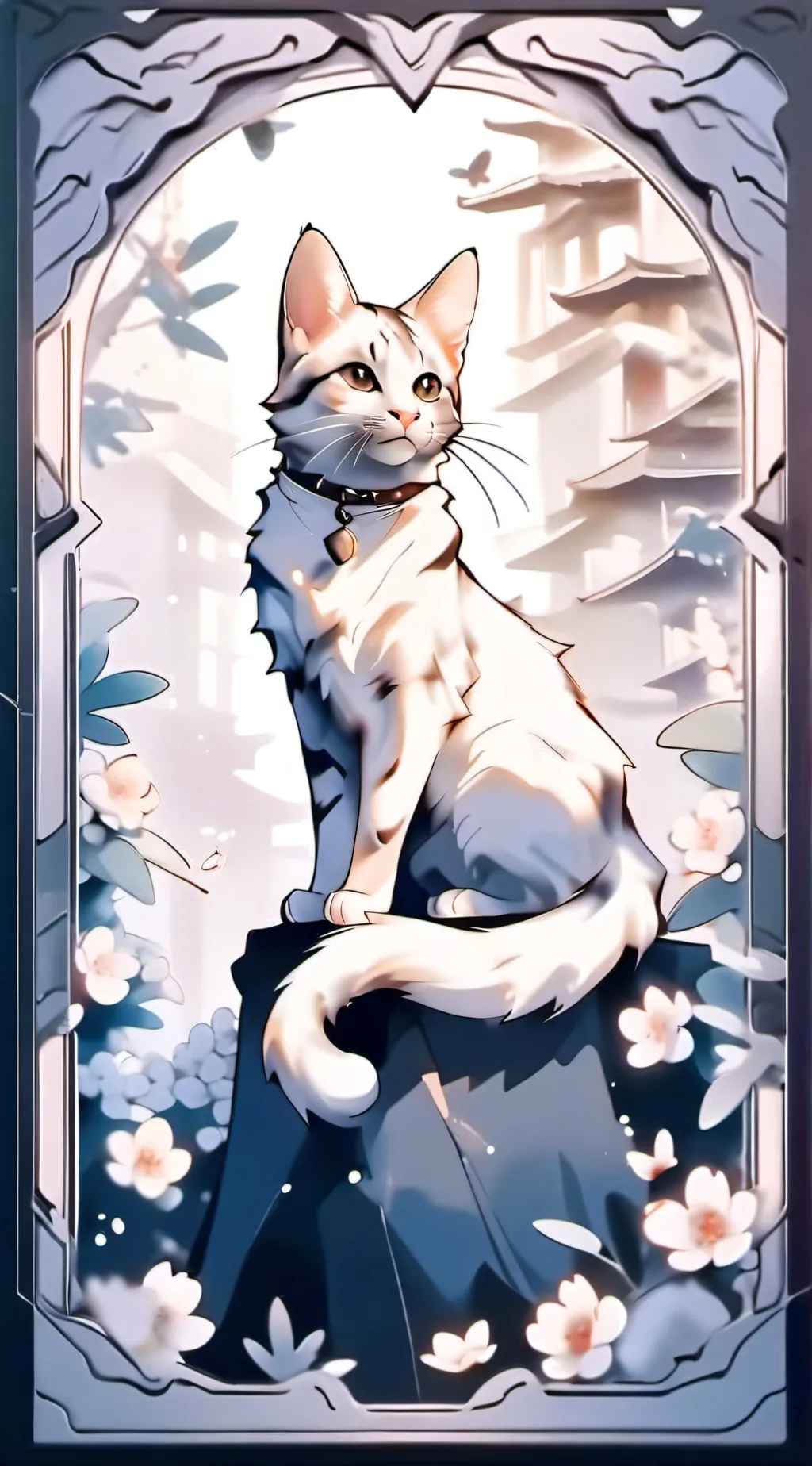 ai character: michi uwu background