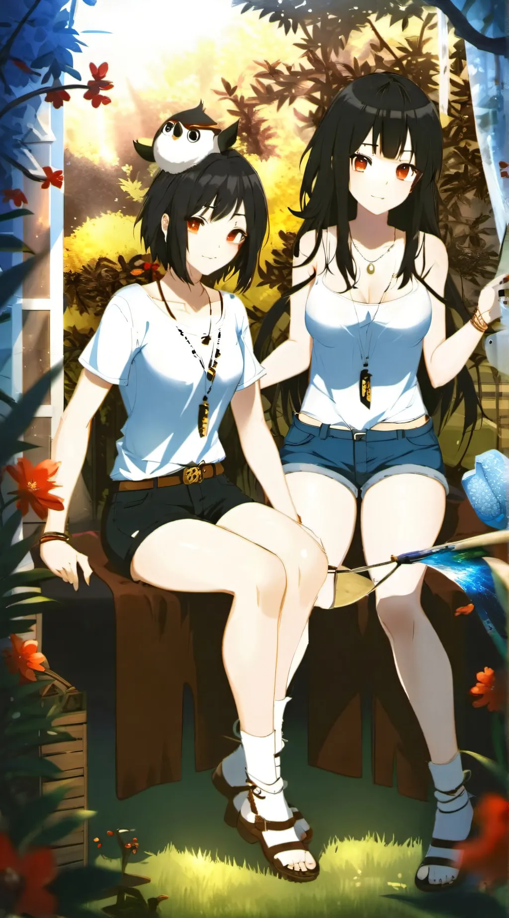 ai character: KRSTYAL AND BROOK background