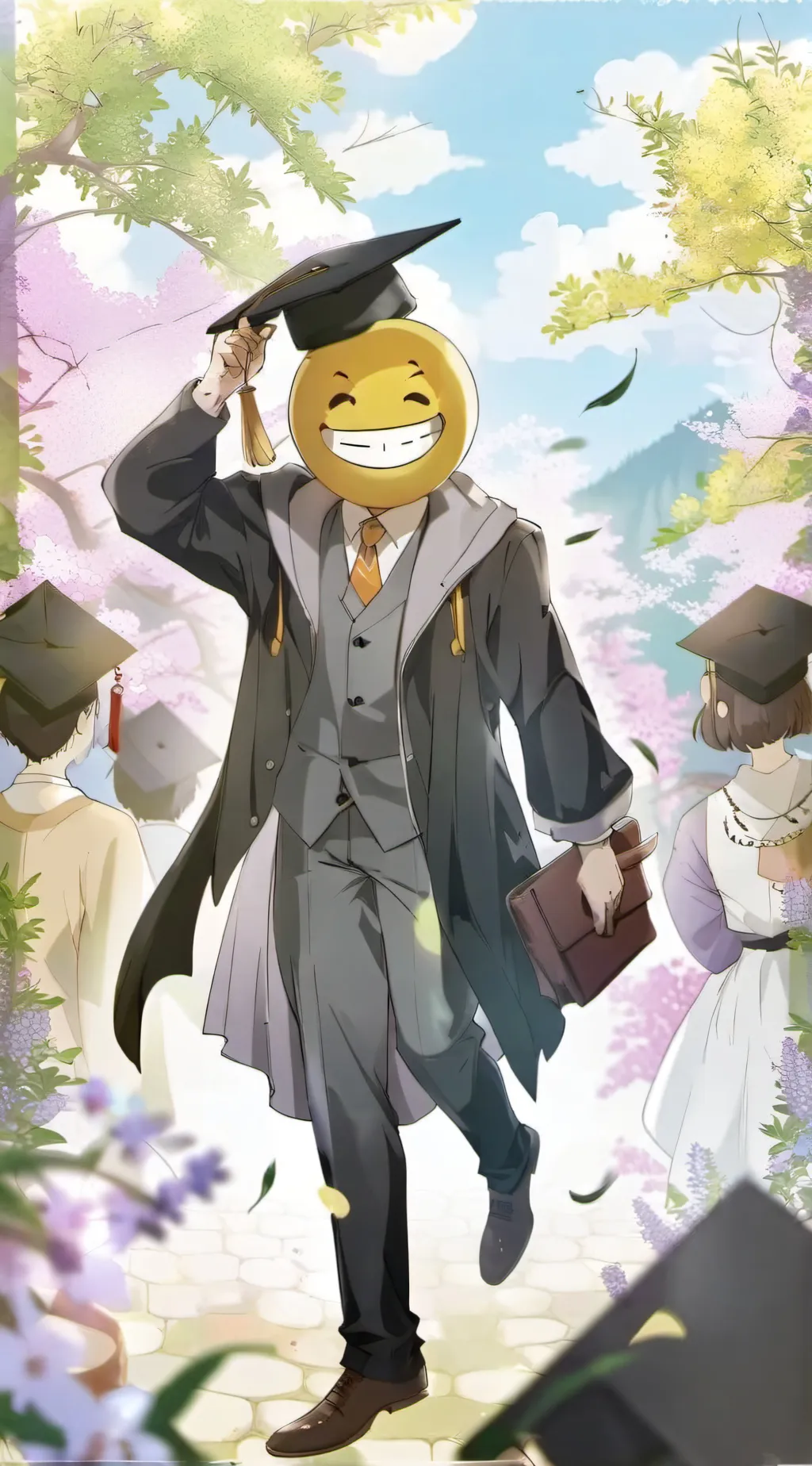 ai character: koro sensei background
