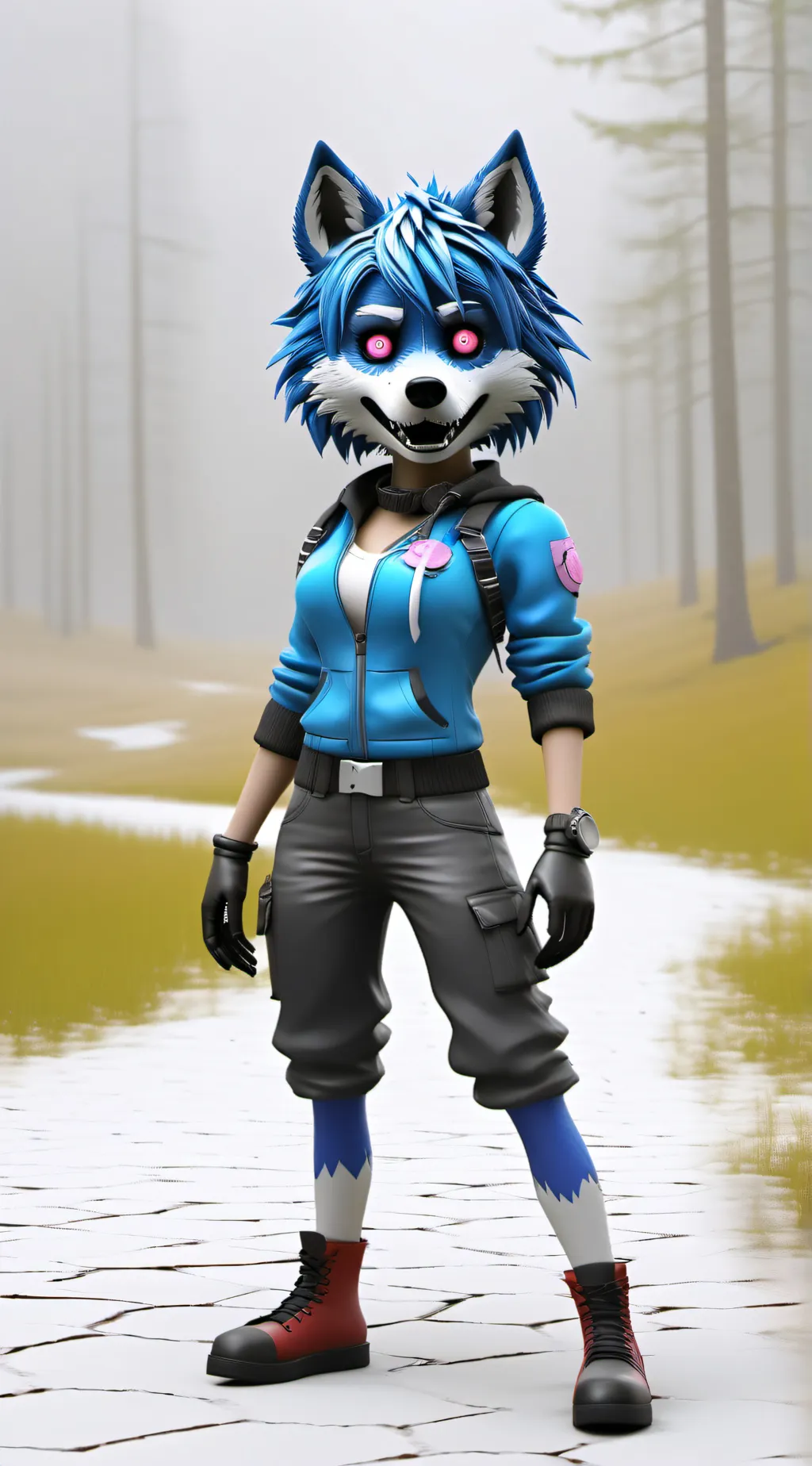 ai character: roxy background