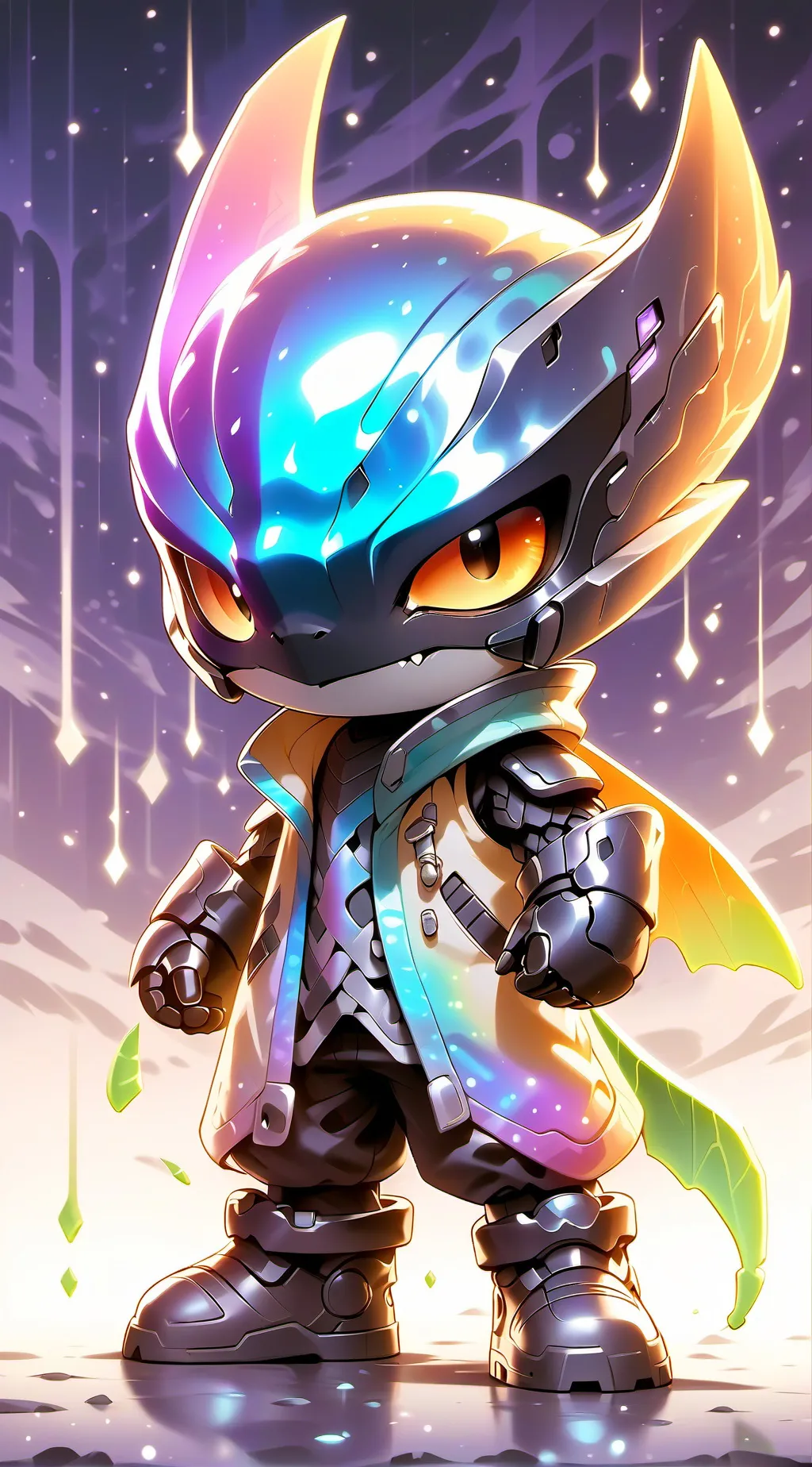 ai character: toothless fat background