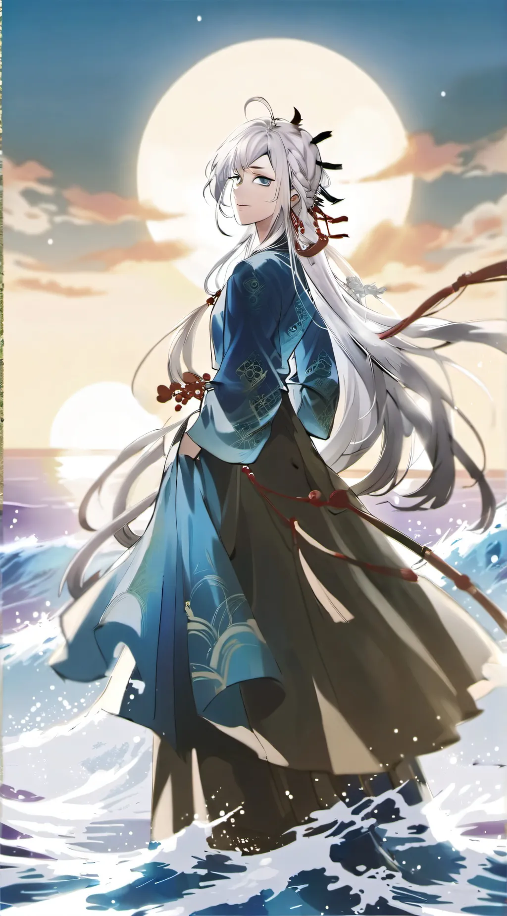 ai character: Azula background