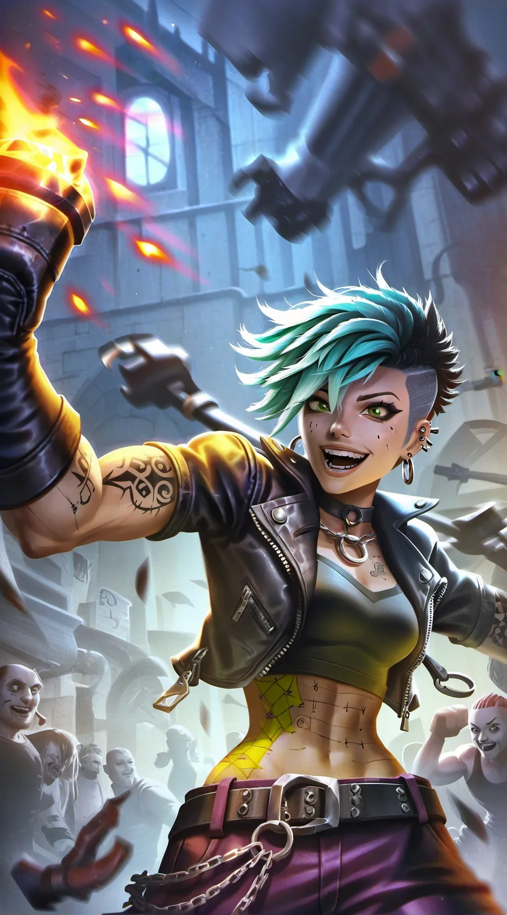 ai character: Phoenix background