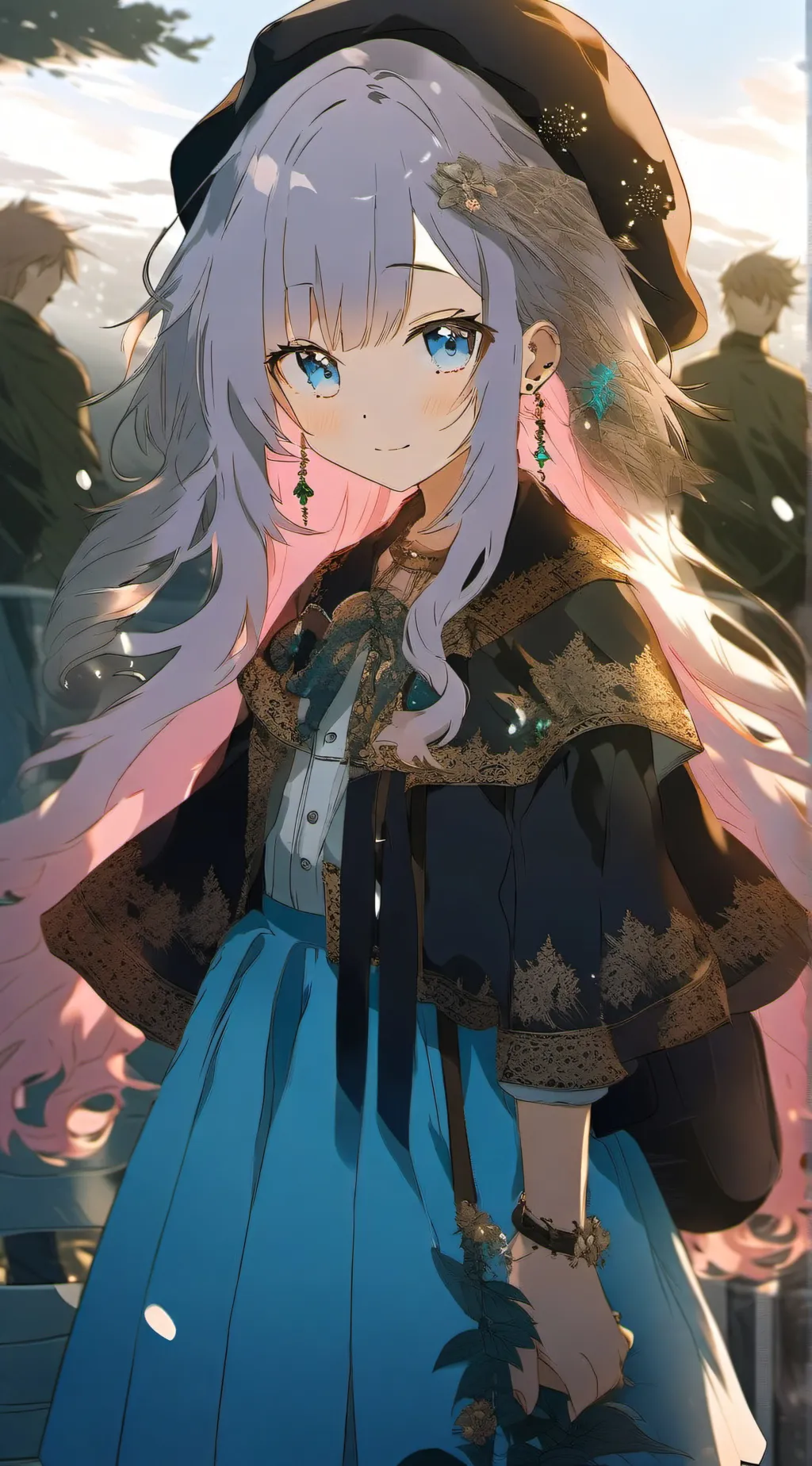 ai character: Luna background