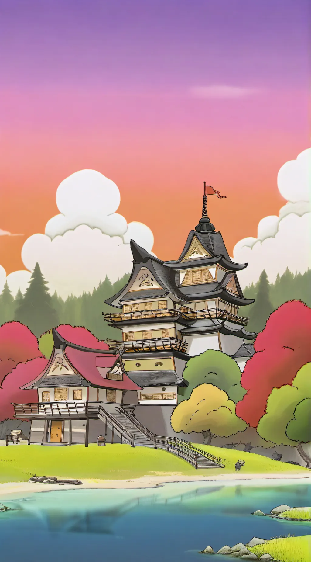 ai character: TOTAL DRAMA s1 background