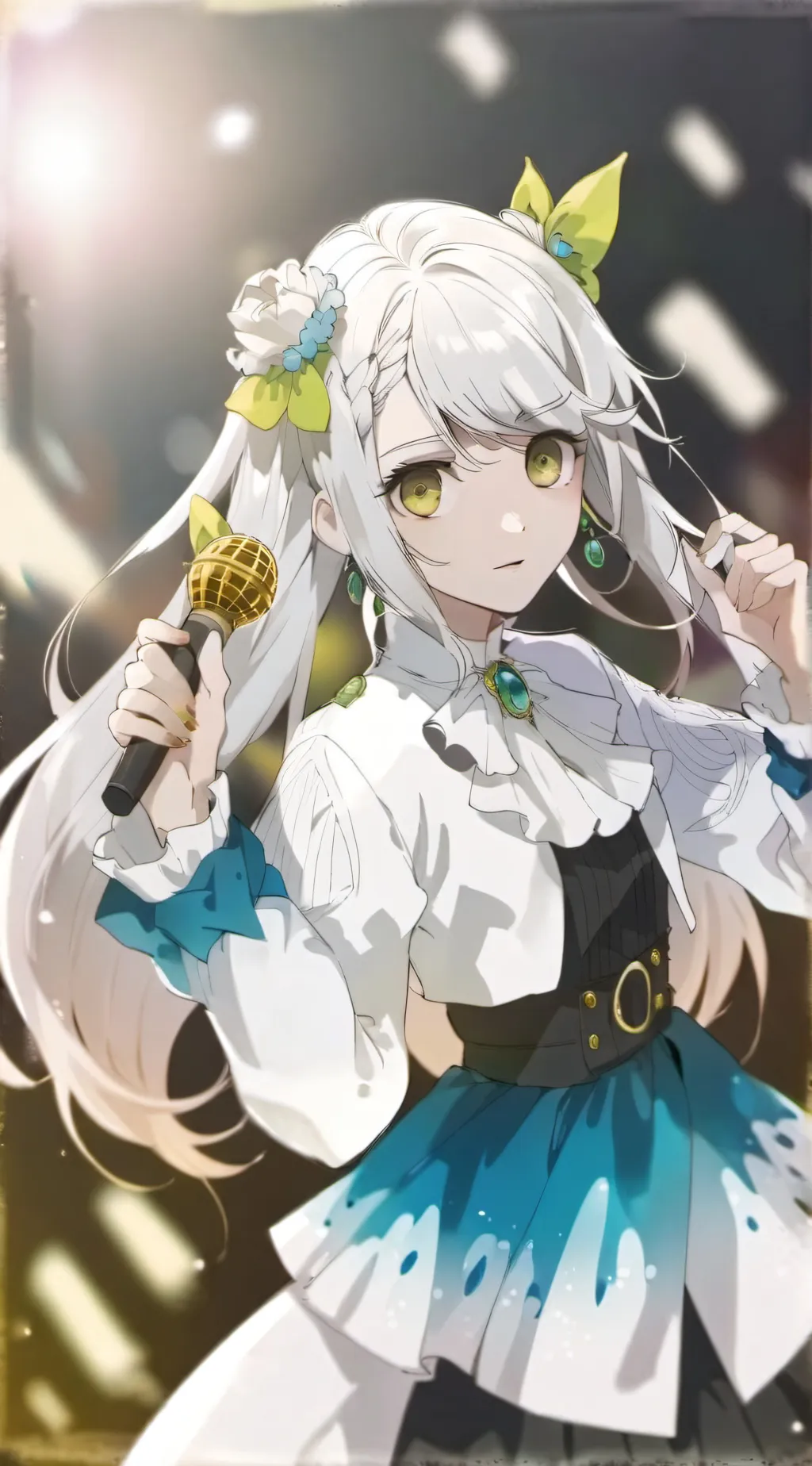ai character: Singer Y/N AU background