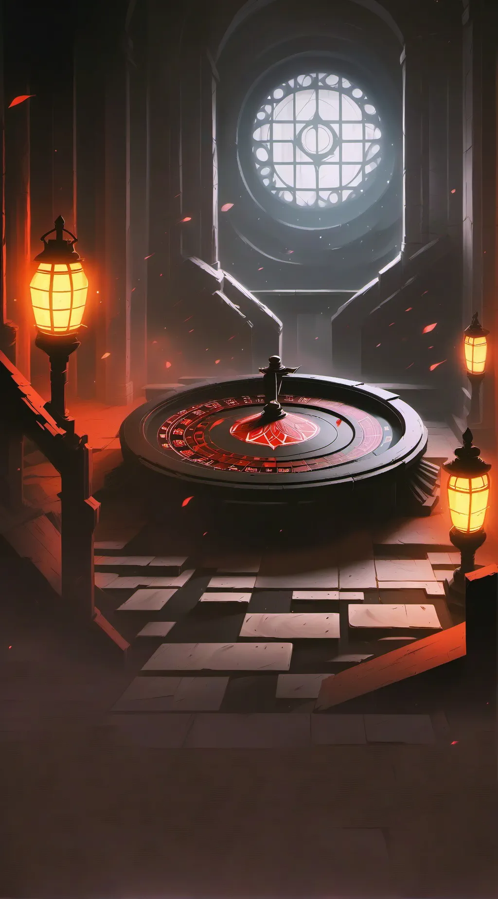 ai character: Devil town RP. background