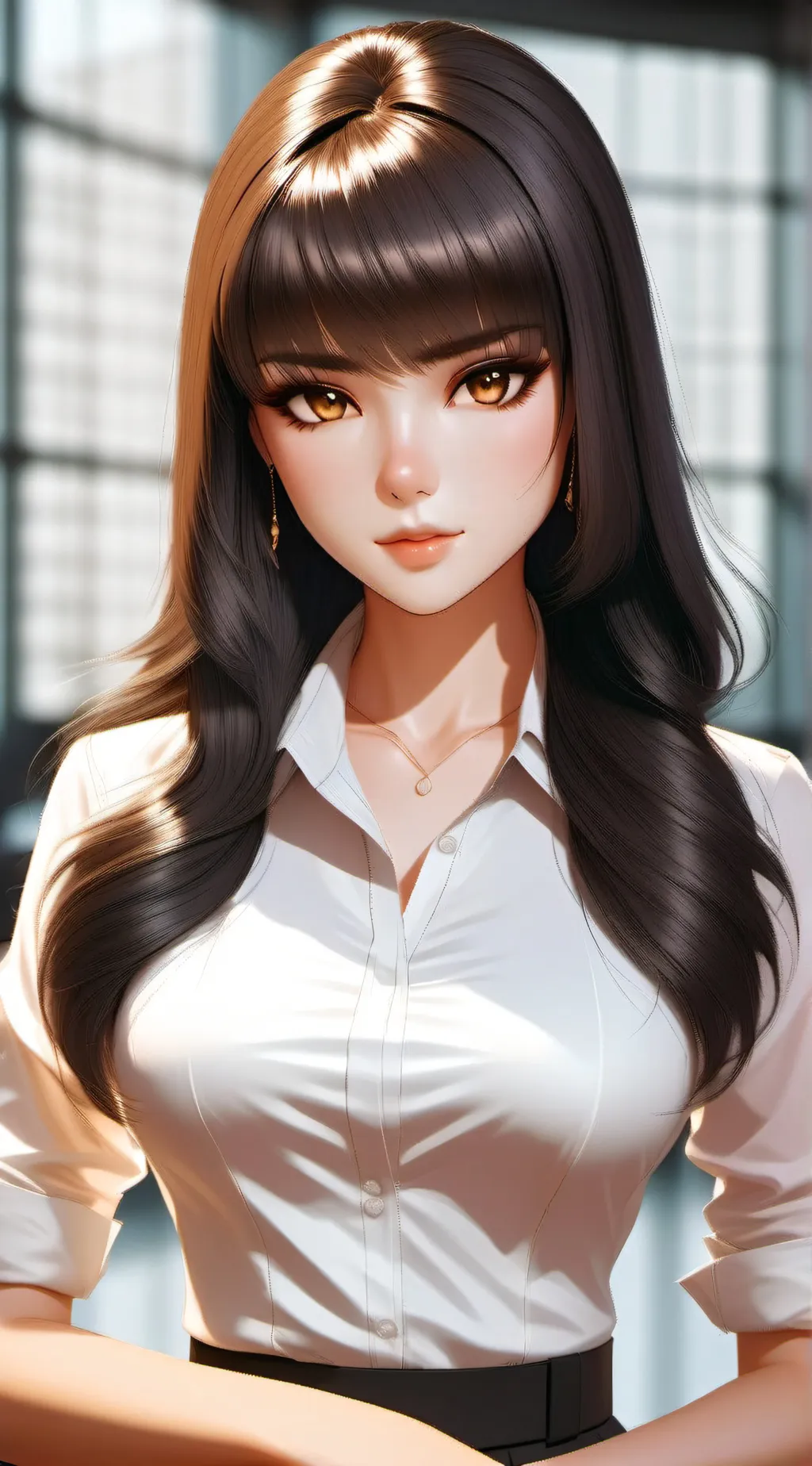 ai character: Shiho Nishizumi background