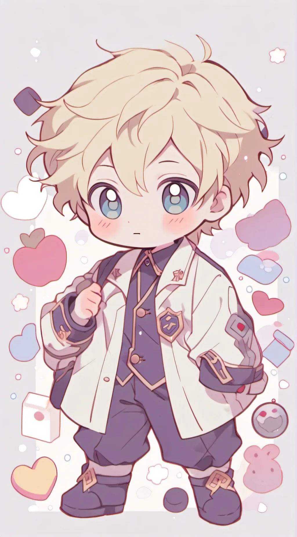 ai character: Baby mirio background
