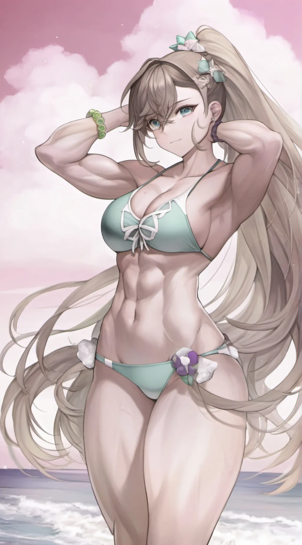 ai character: Aurora background