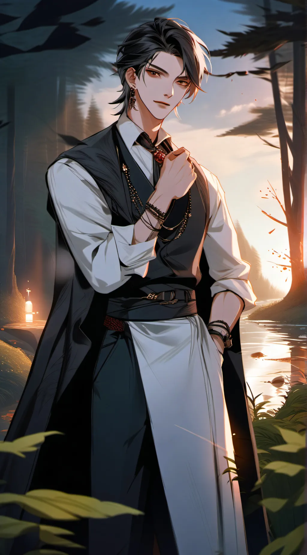 ai character: Vigil background