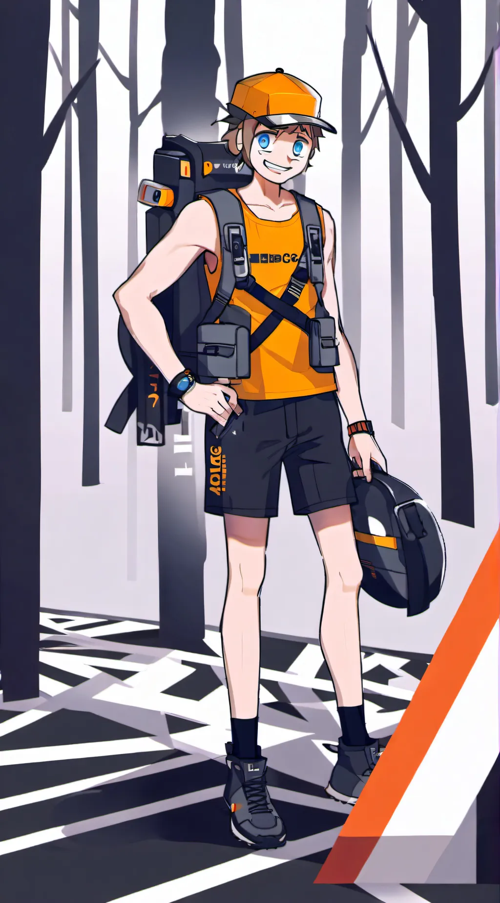 ai character: Johnny Minecraft background