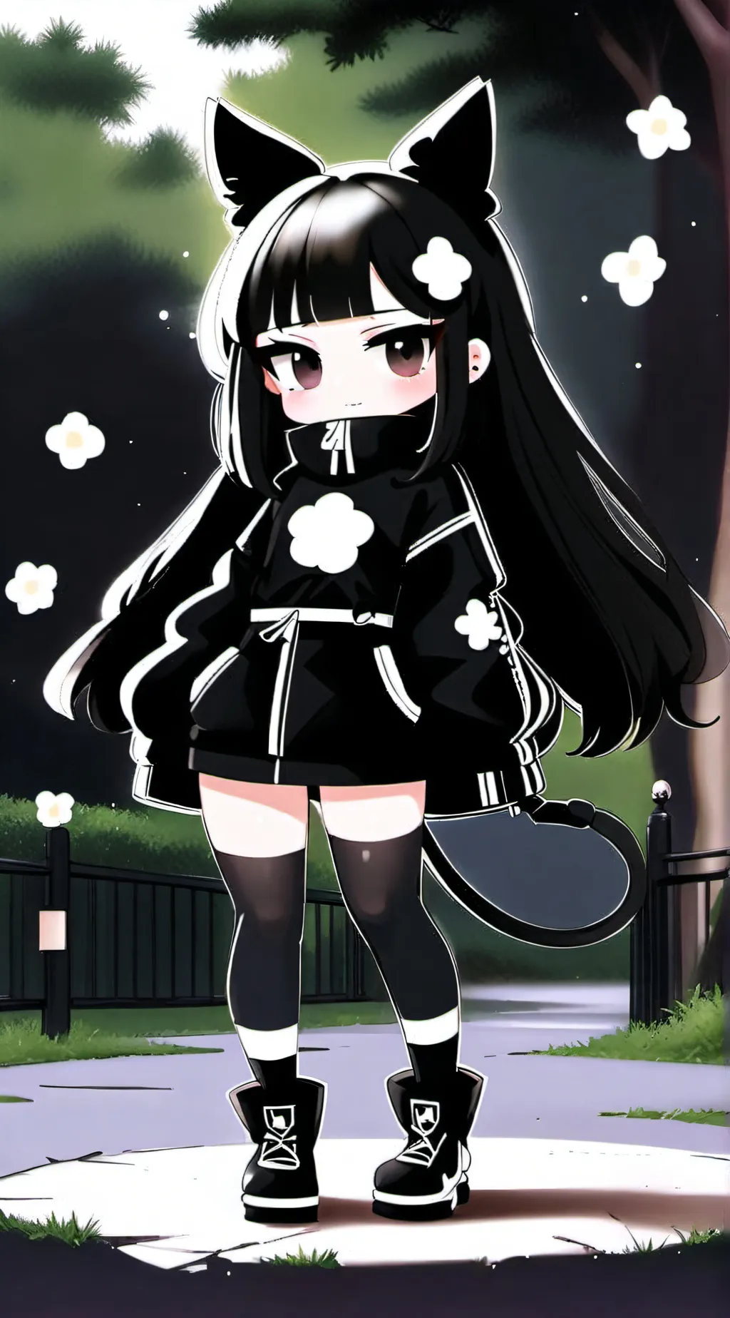 ai character: cake background