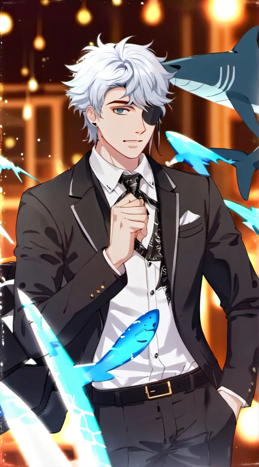 ai character: Fin background