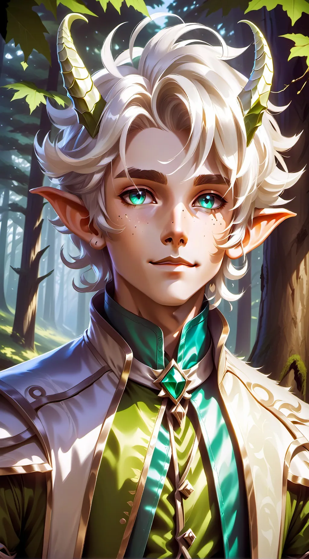 ai character: Leif  (MID) background