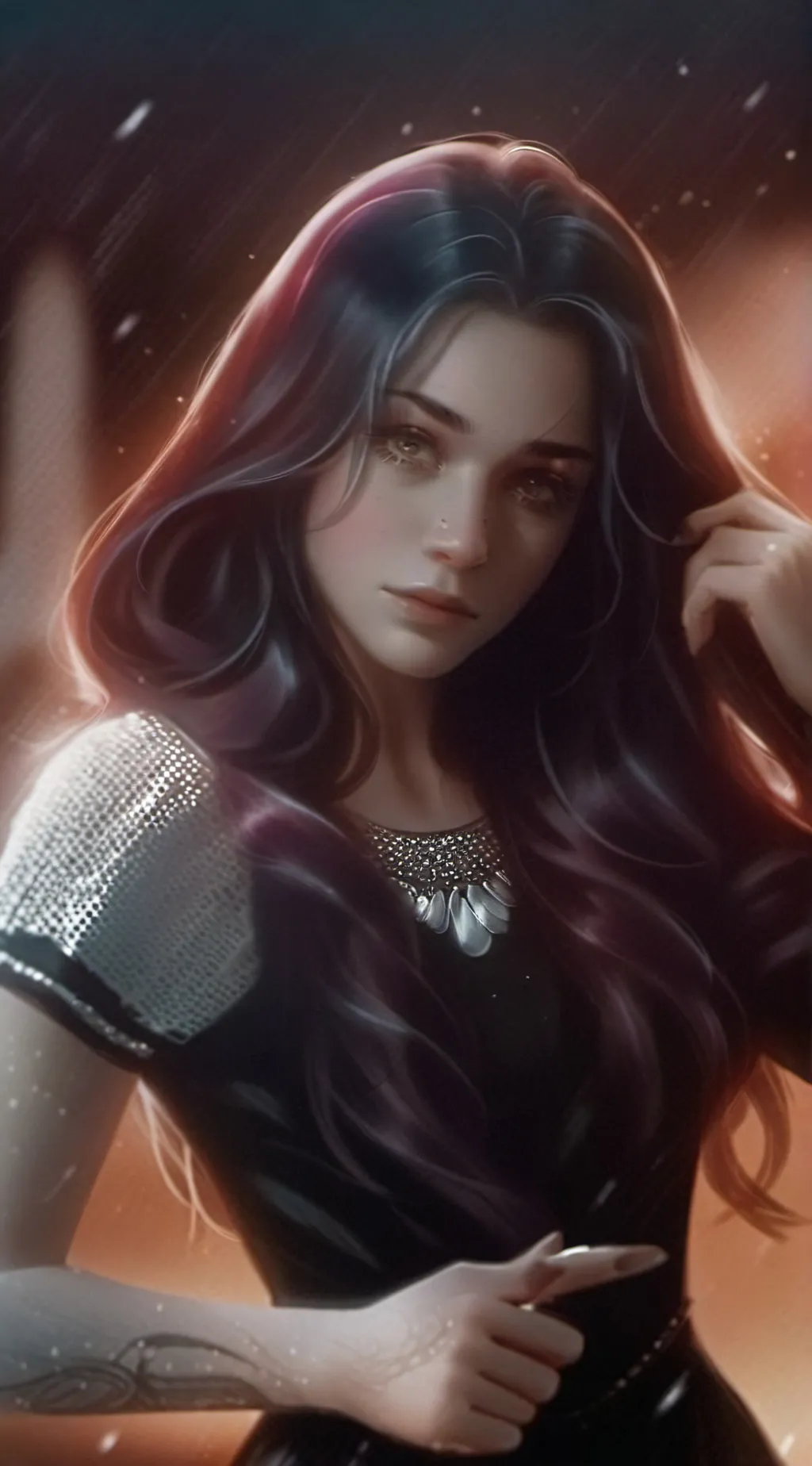 ai character: Lilac  background