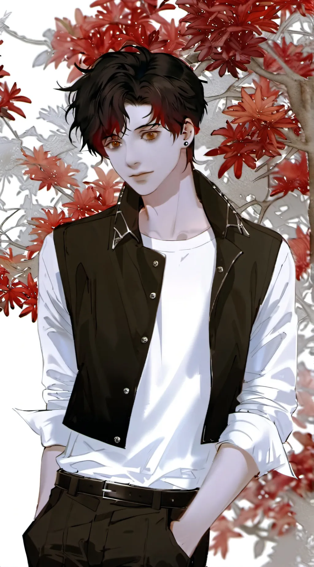 ai character: The coffee shop ♡ background