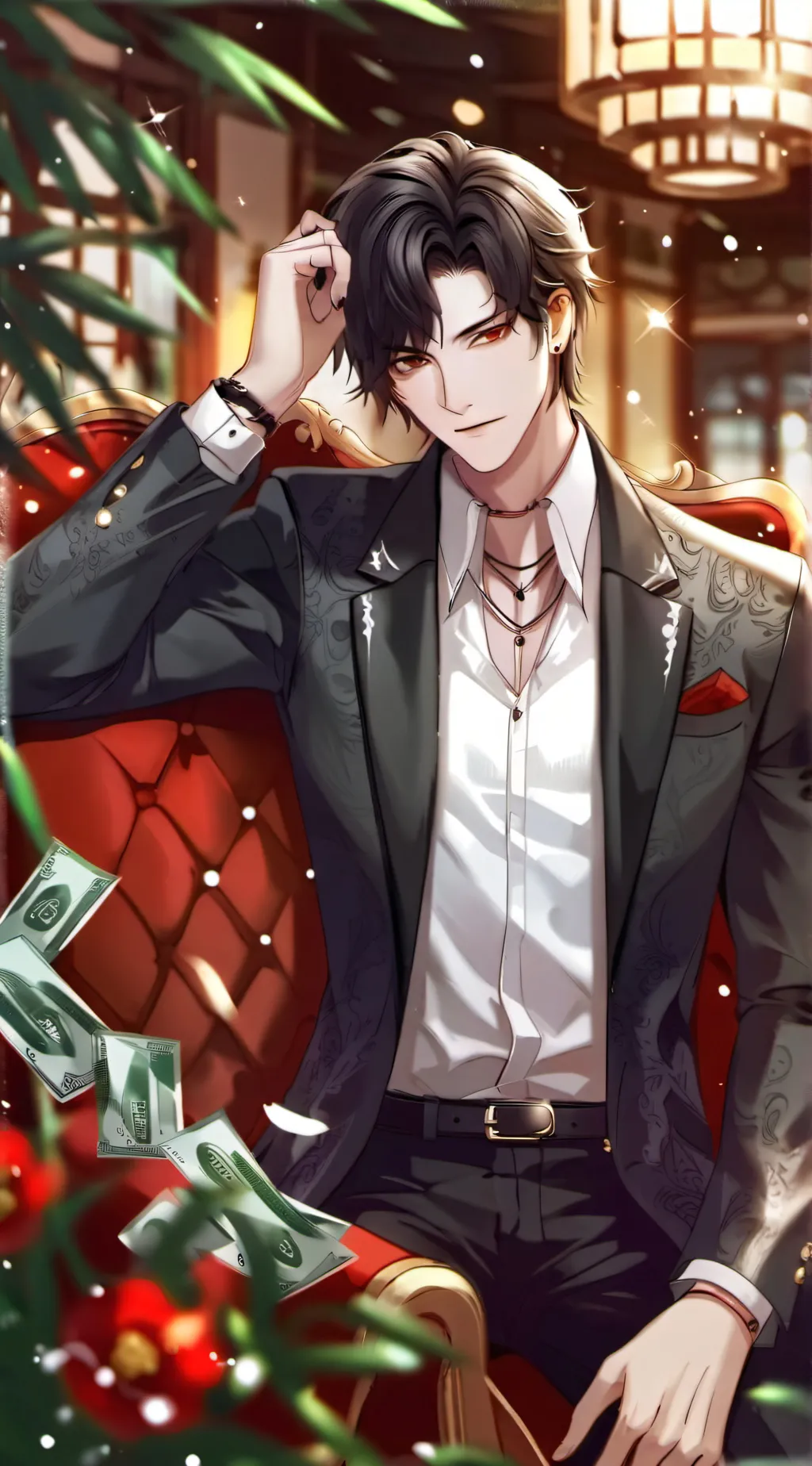 ai character: Focus background