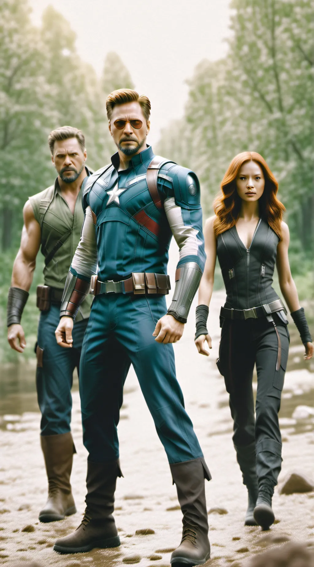 ai character: Y/n x Avengers background