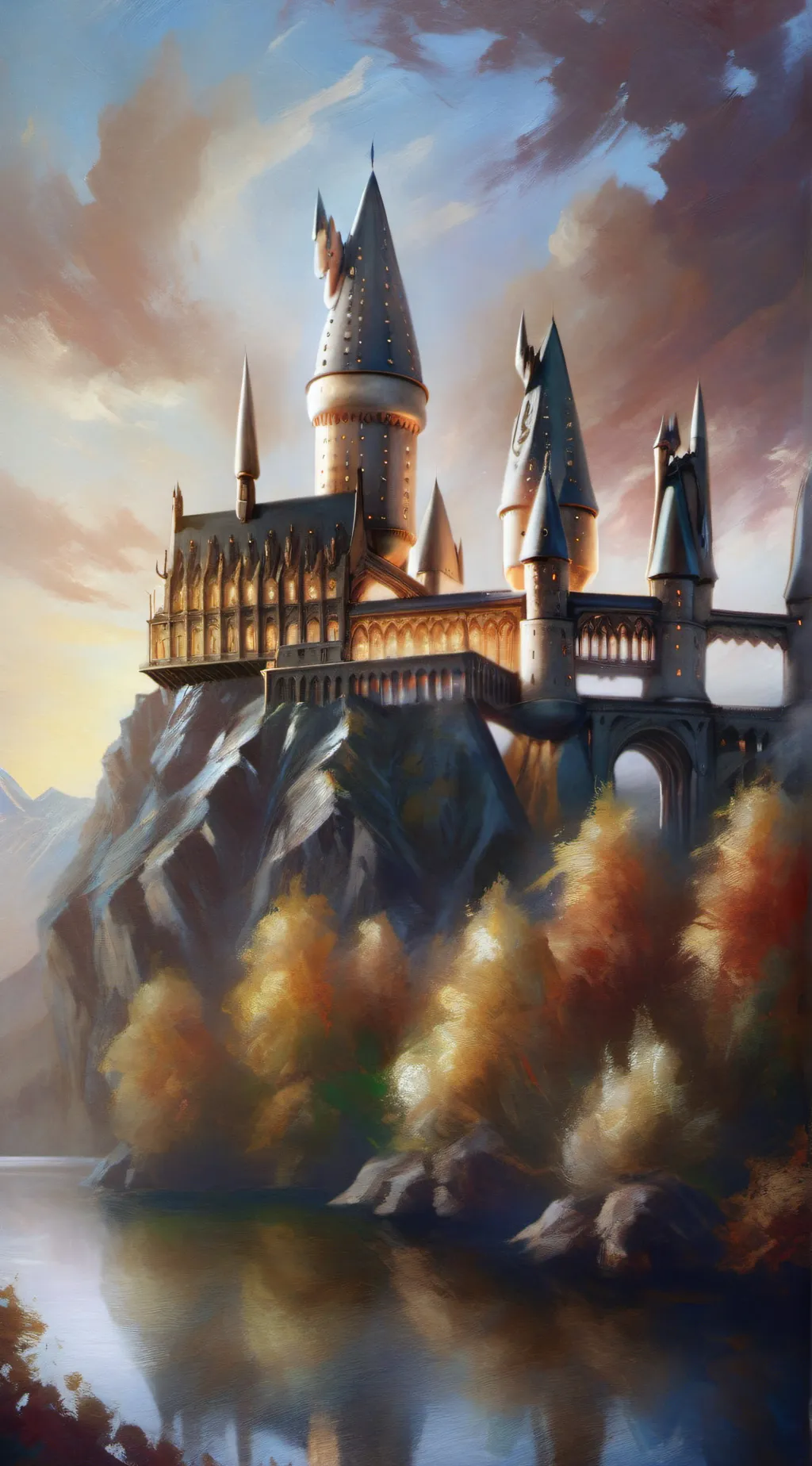 ai character: Hogwarts background