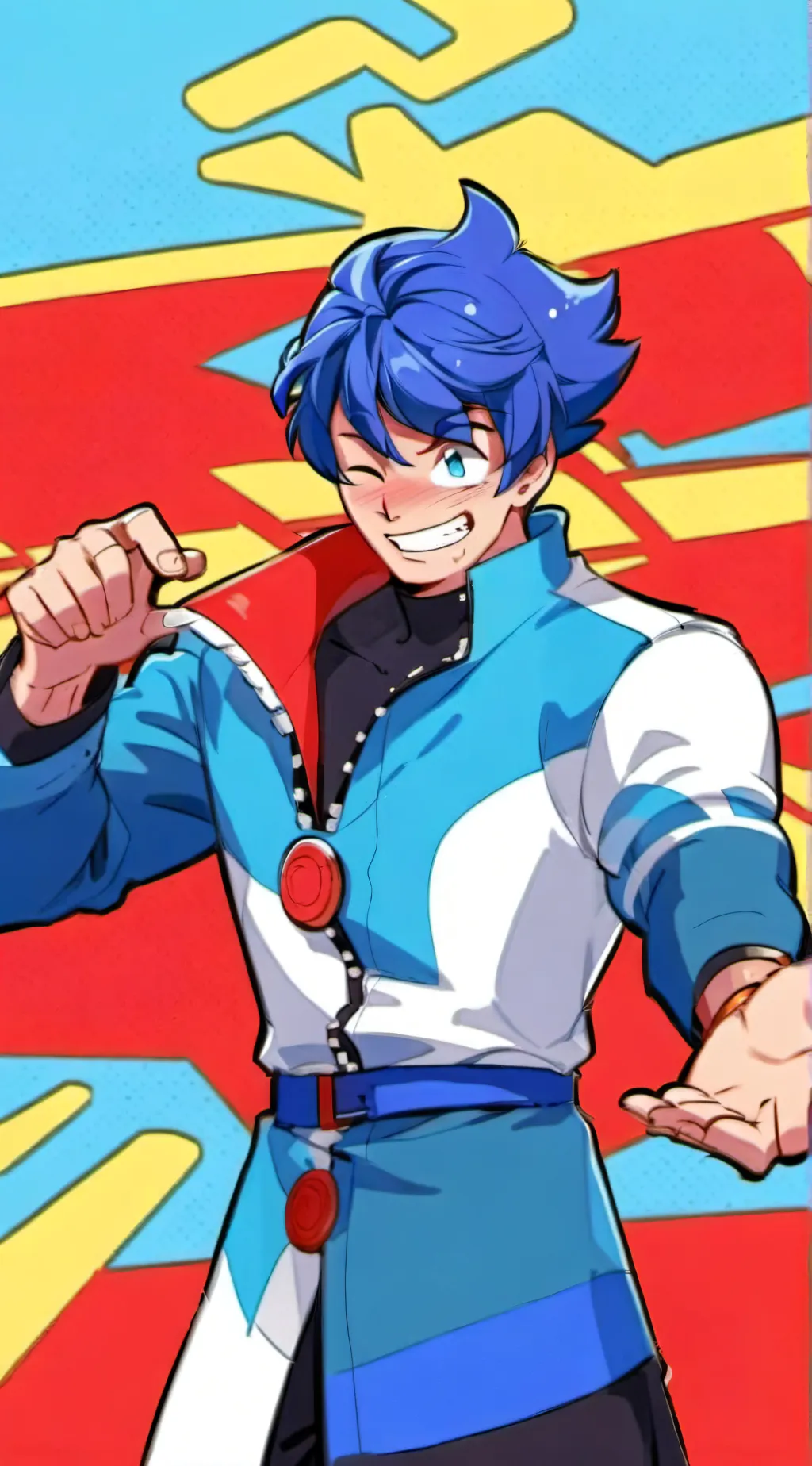 ai character: Spring Man background
