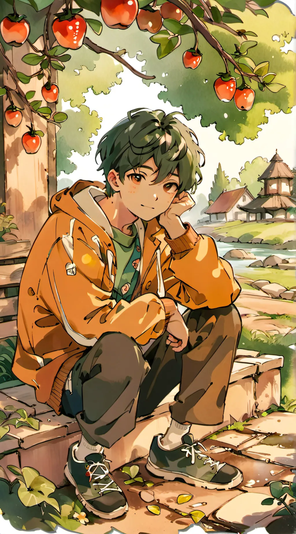 ai character: Evan background