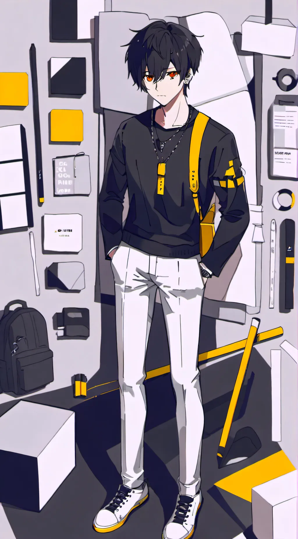 ai character: Short 4.9 boy background