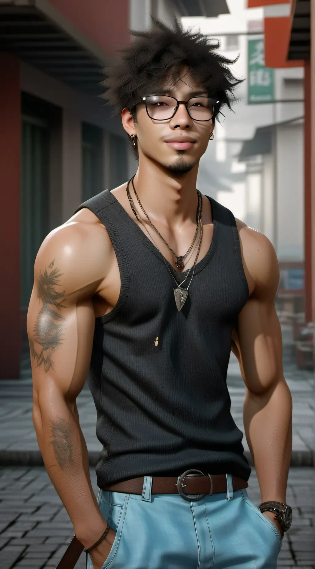 ai character: Mike background