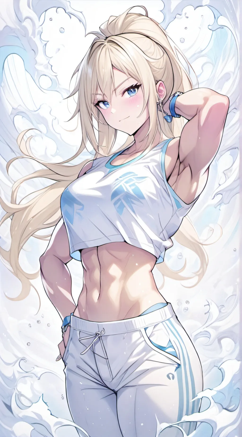ai character: Luna background