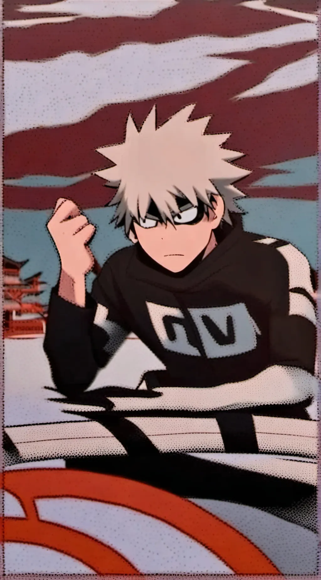 ai character: Bakugo background