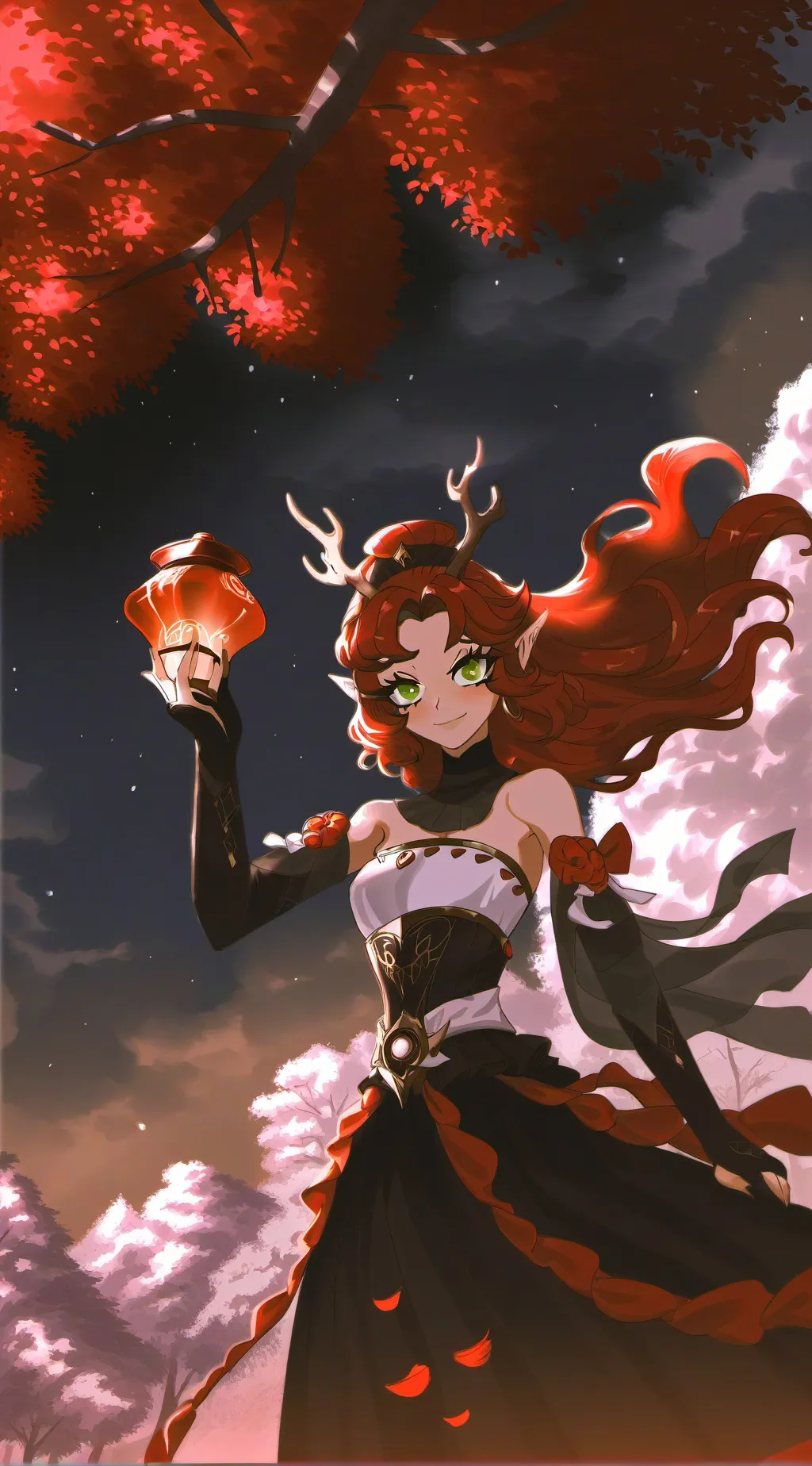 ai character: 😈DS/demon slayer😈 background
