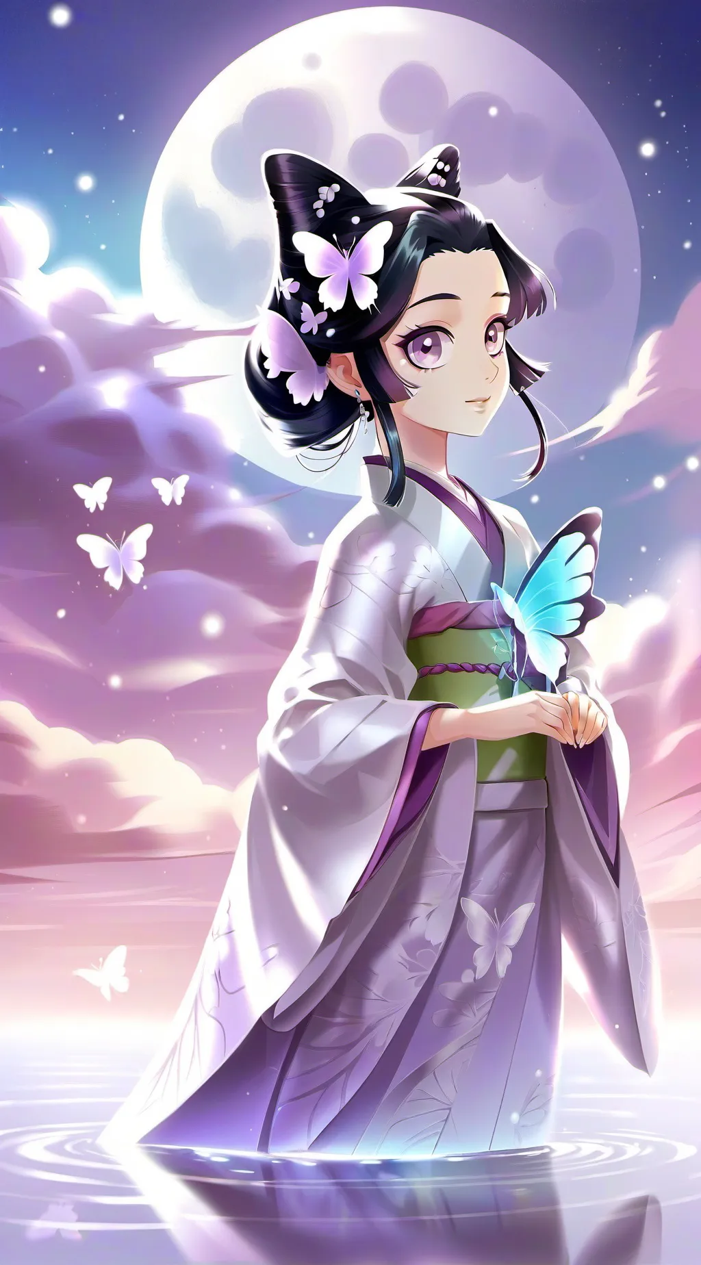 ai character: Shinobu kochō background