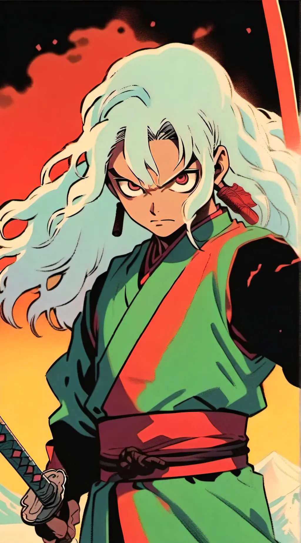 ai character: Fpe meet hashira background