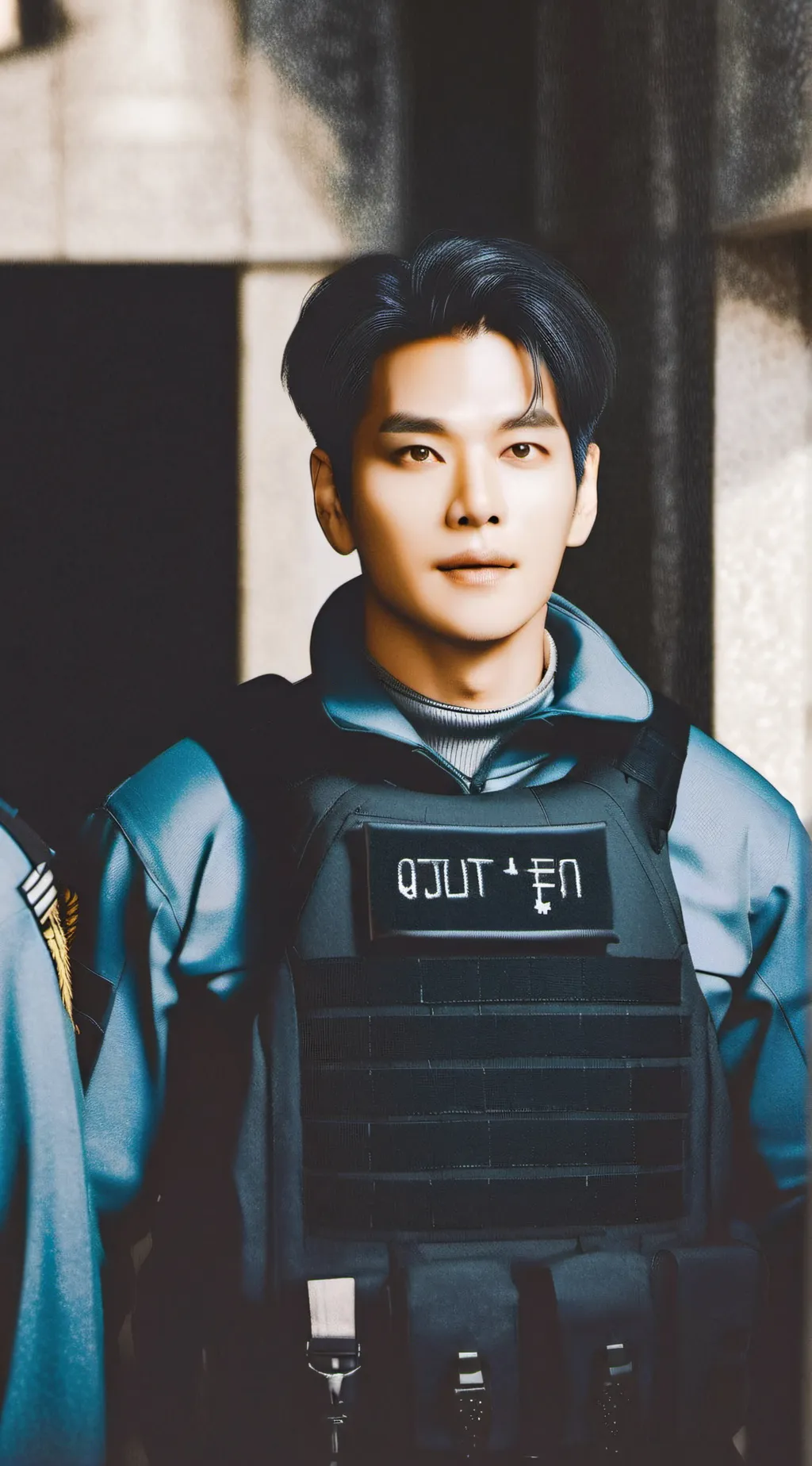 ai character: navy seal BTS  background
